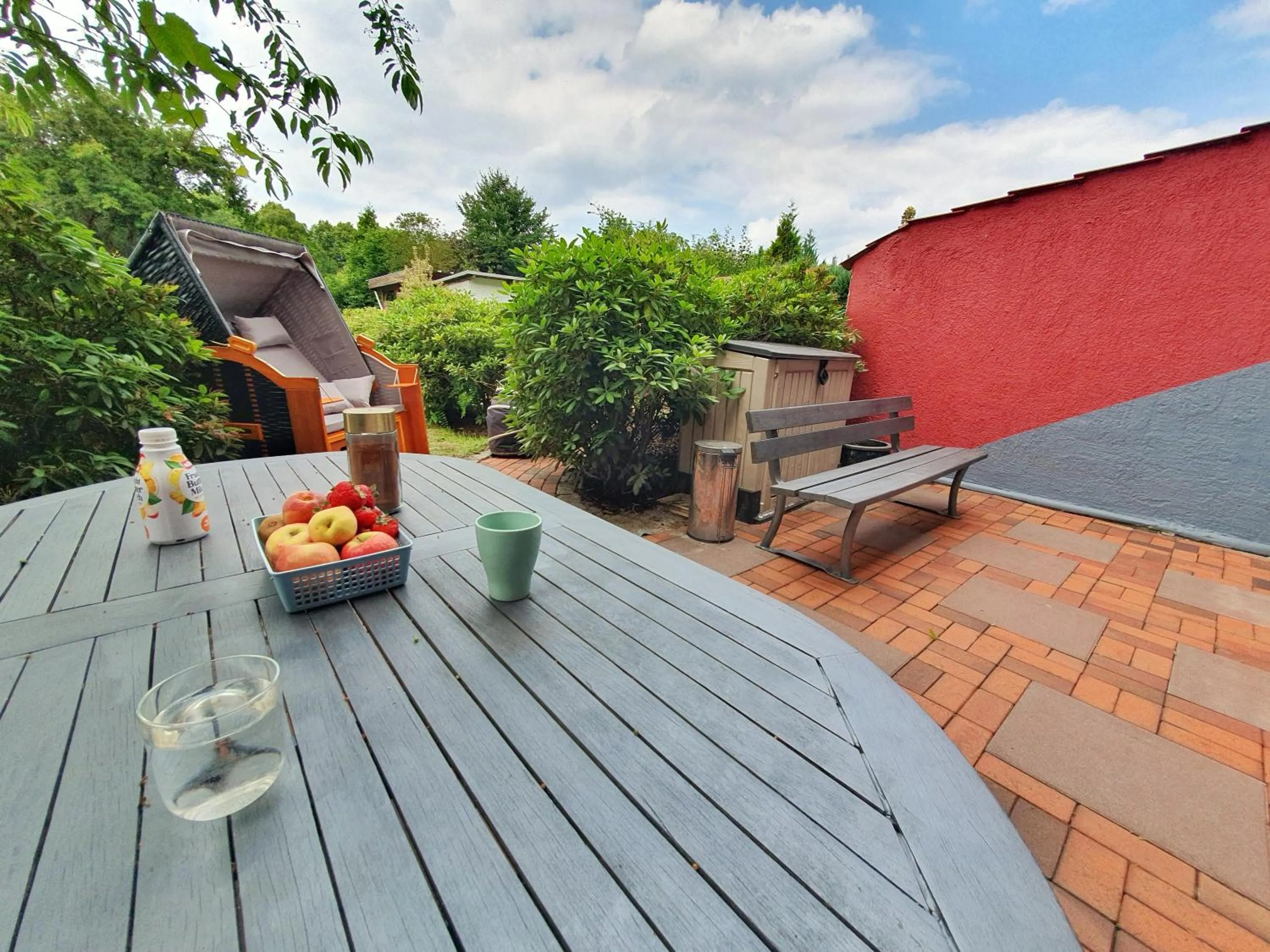 Patio in Aparthotel Jonas