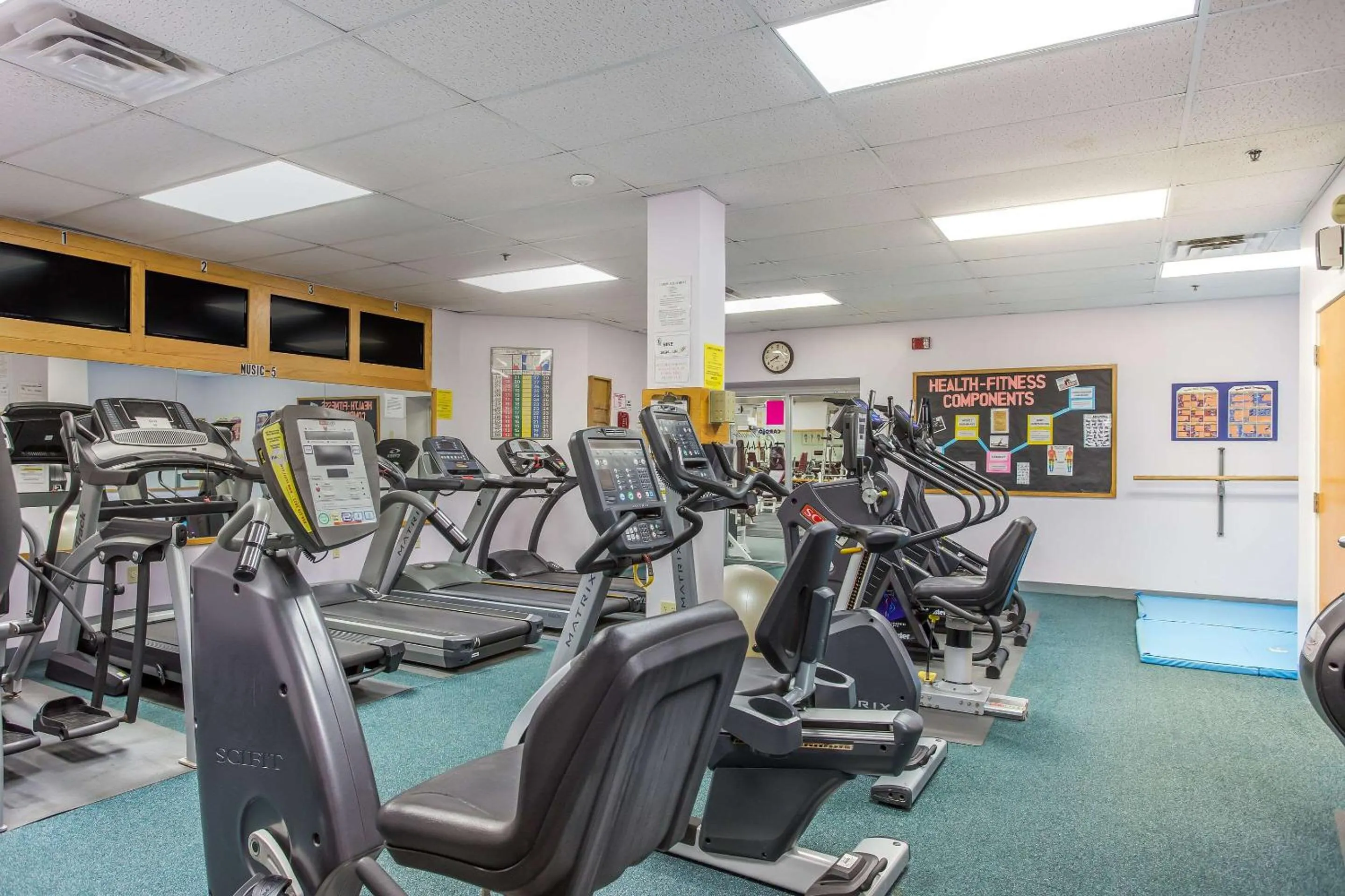 Fitness centre/facilities in Quality Inn & Suites Gorham Riverside