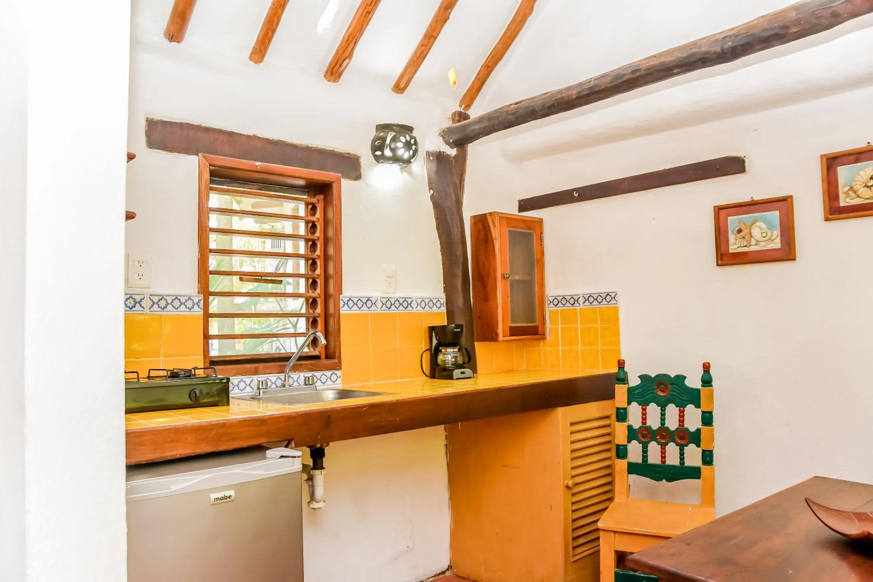kitchen in Zomay Beachfront Holbox