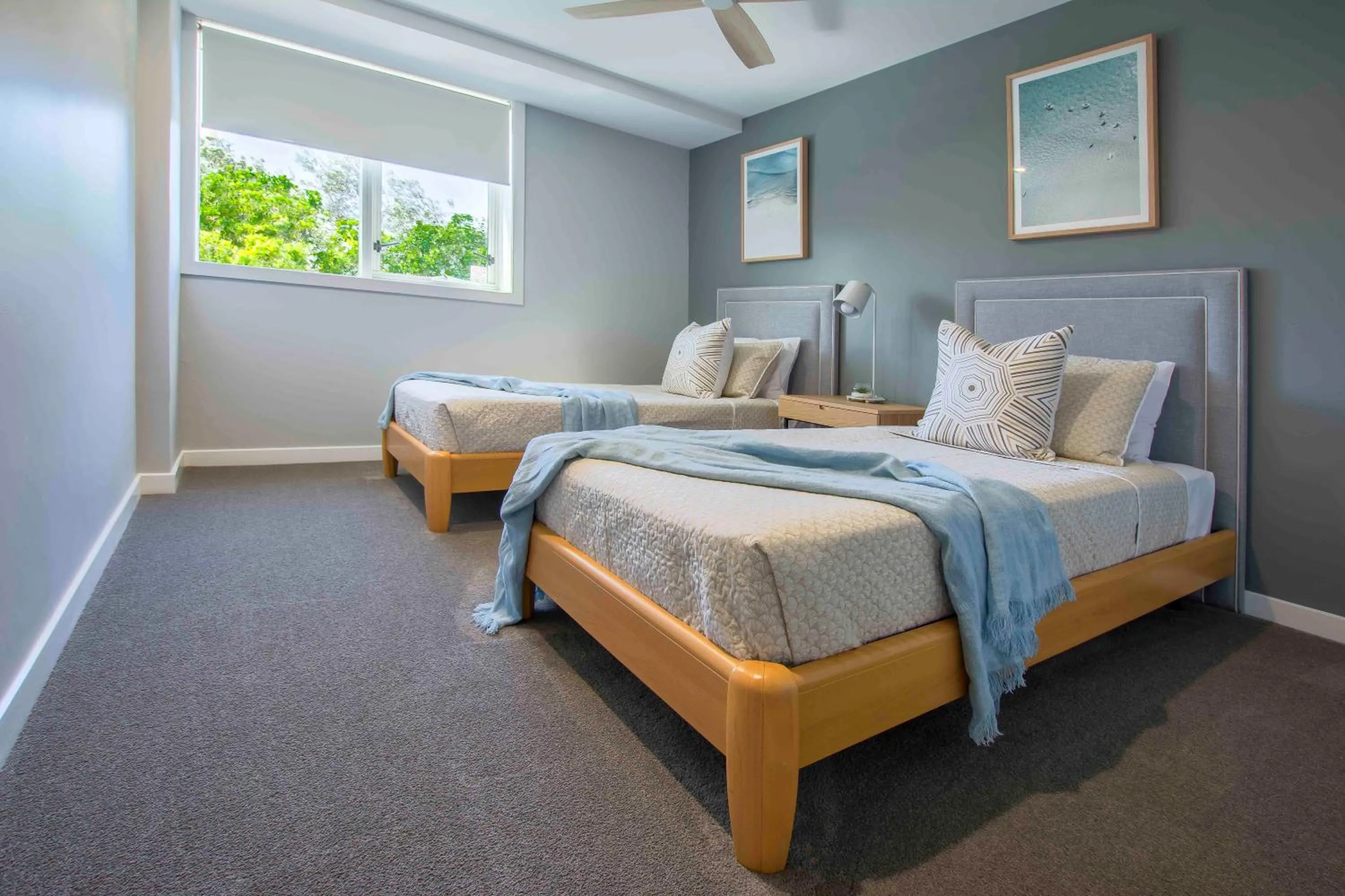 Bedroom, Bed in 84 The Spit Holiday Apartments