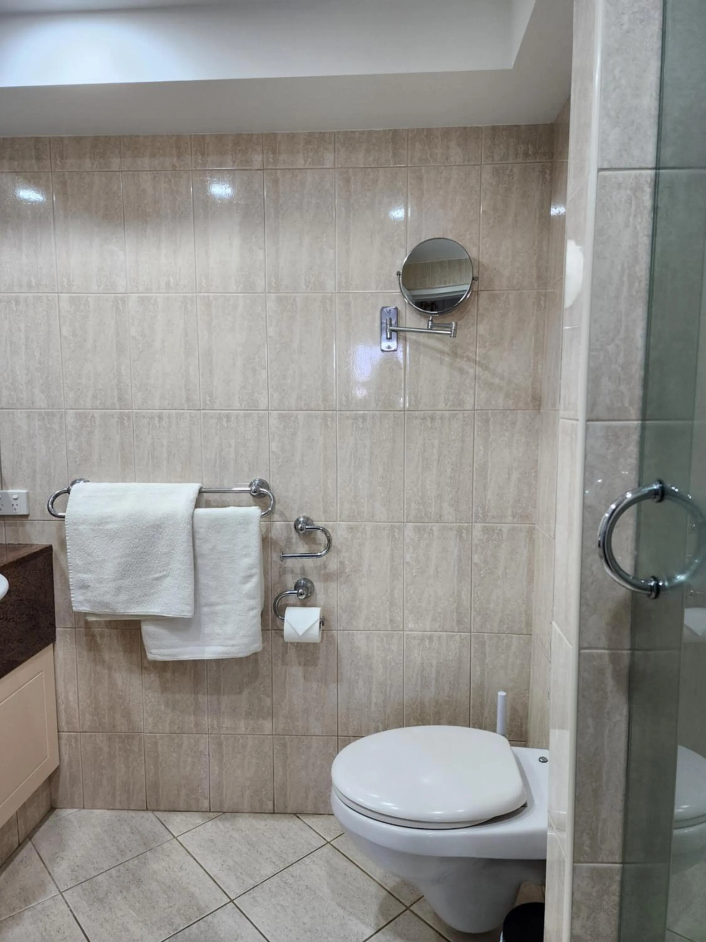 Bathroom in 84 The Spit Holiday Apartments