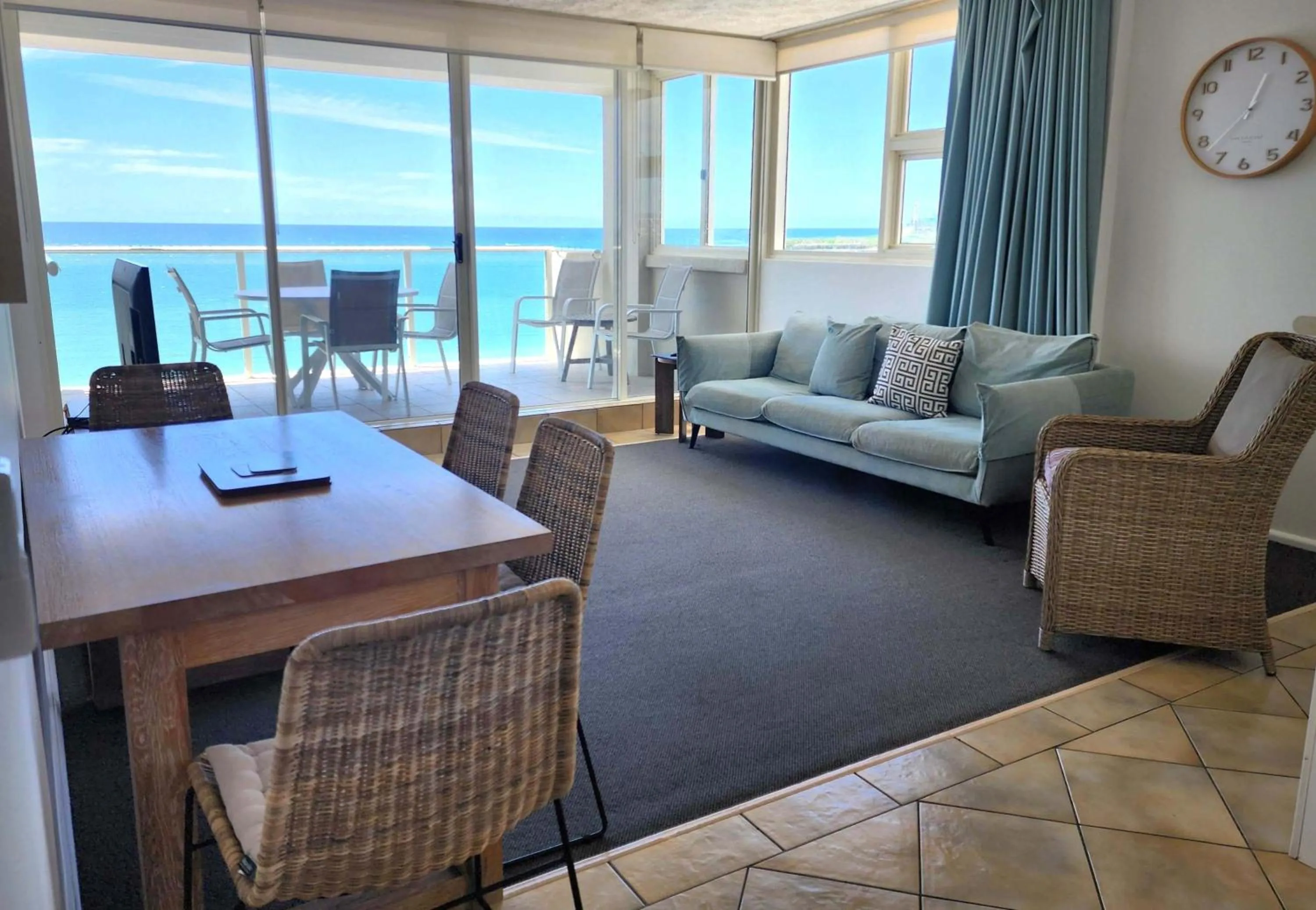 Living room in 84 The Spit Holiday Apartments