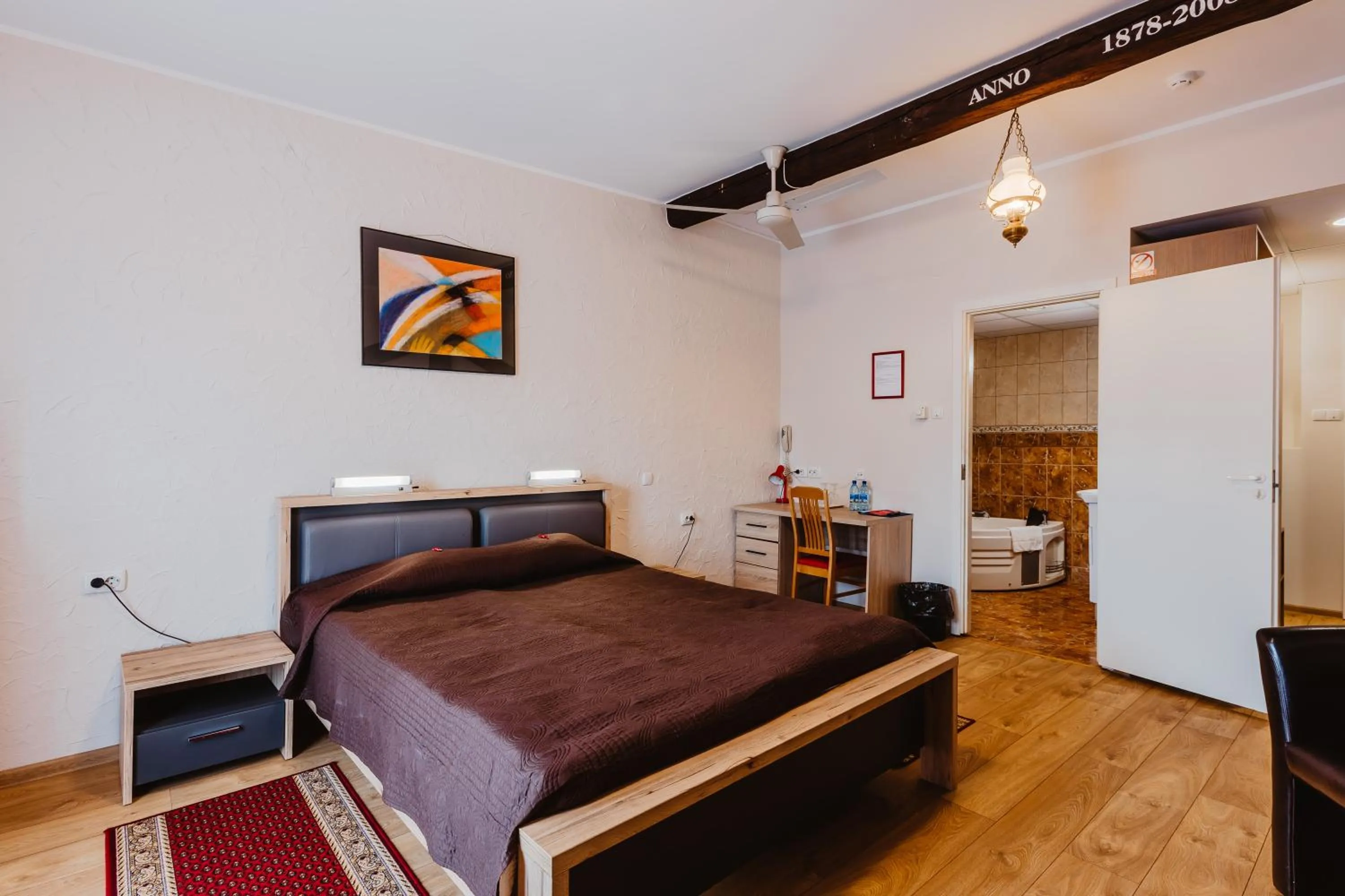 Bed in Aleksandri Hotel