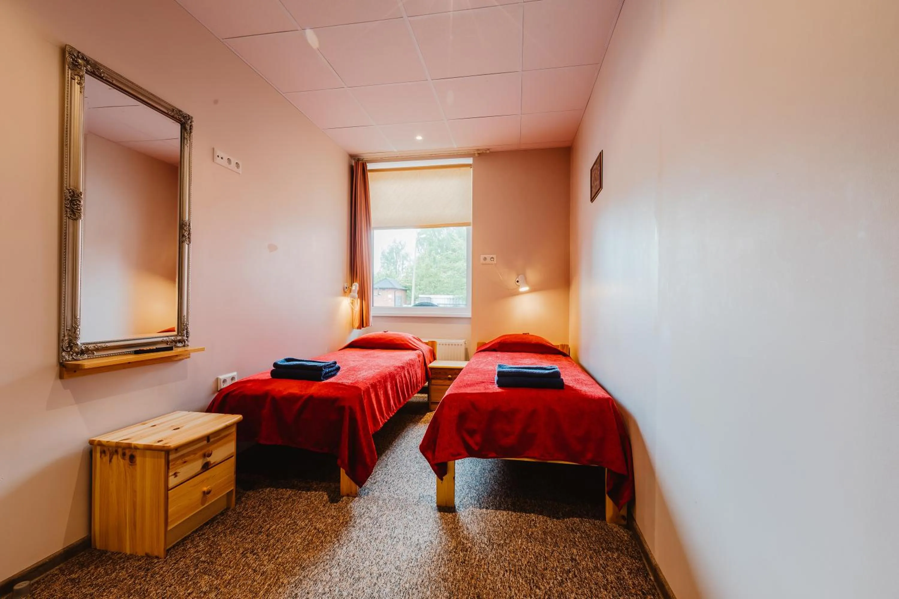 Bed in Aleksandri Hotel