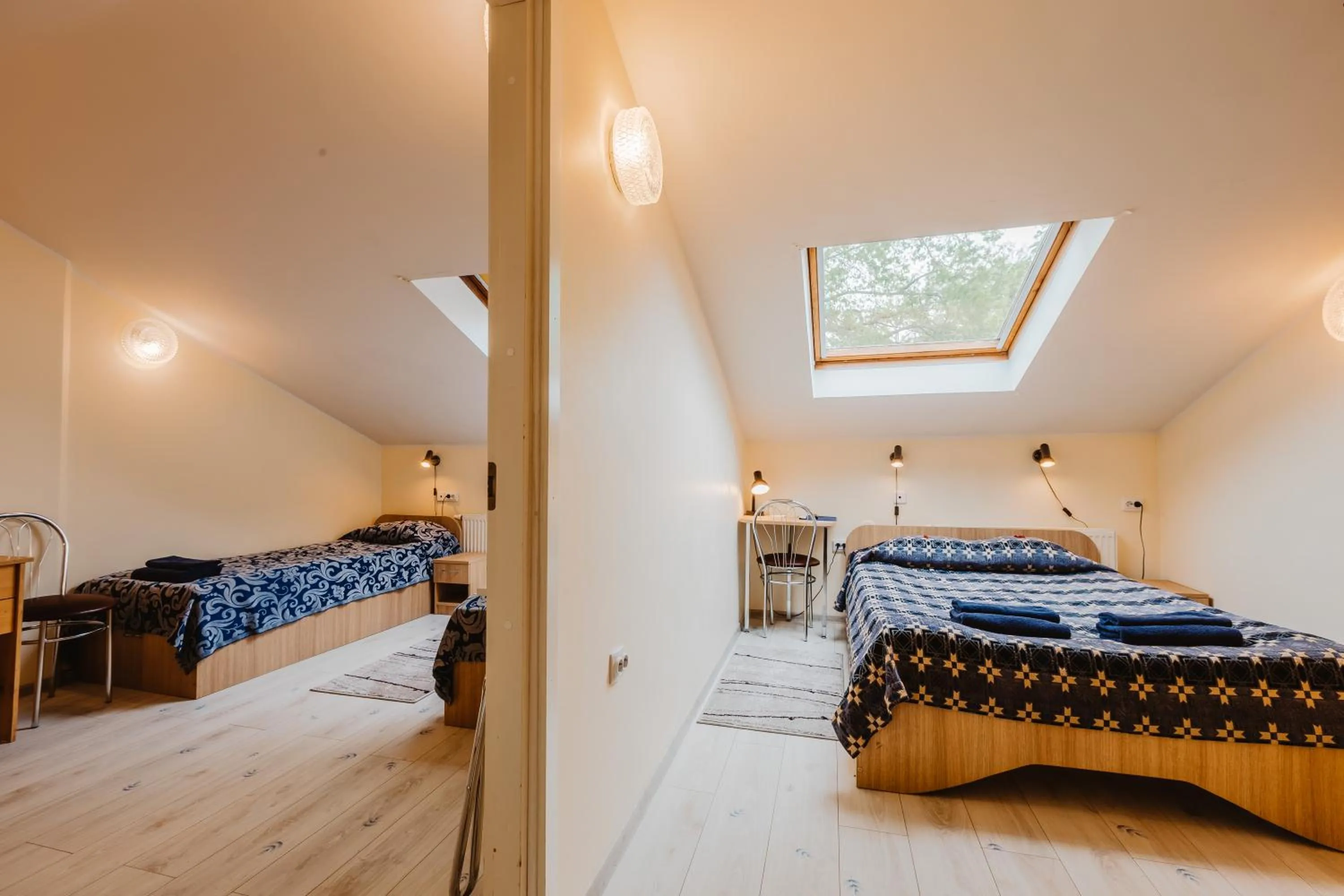 Bed in Aleksandri Hotel