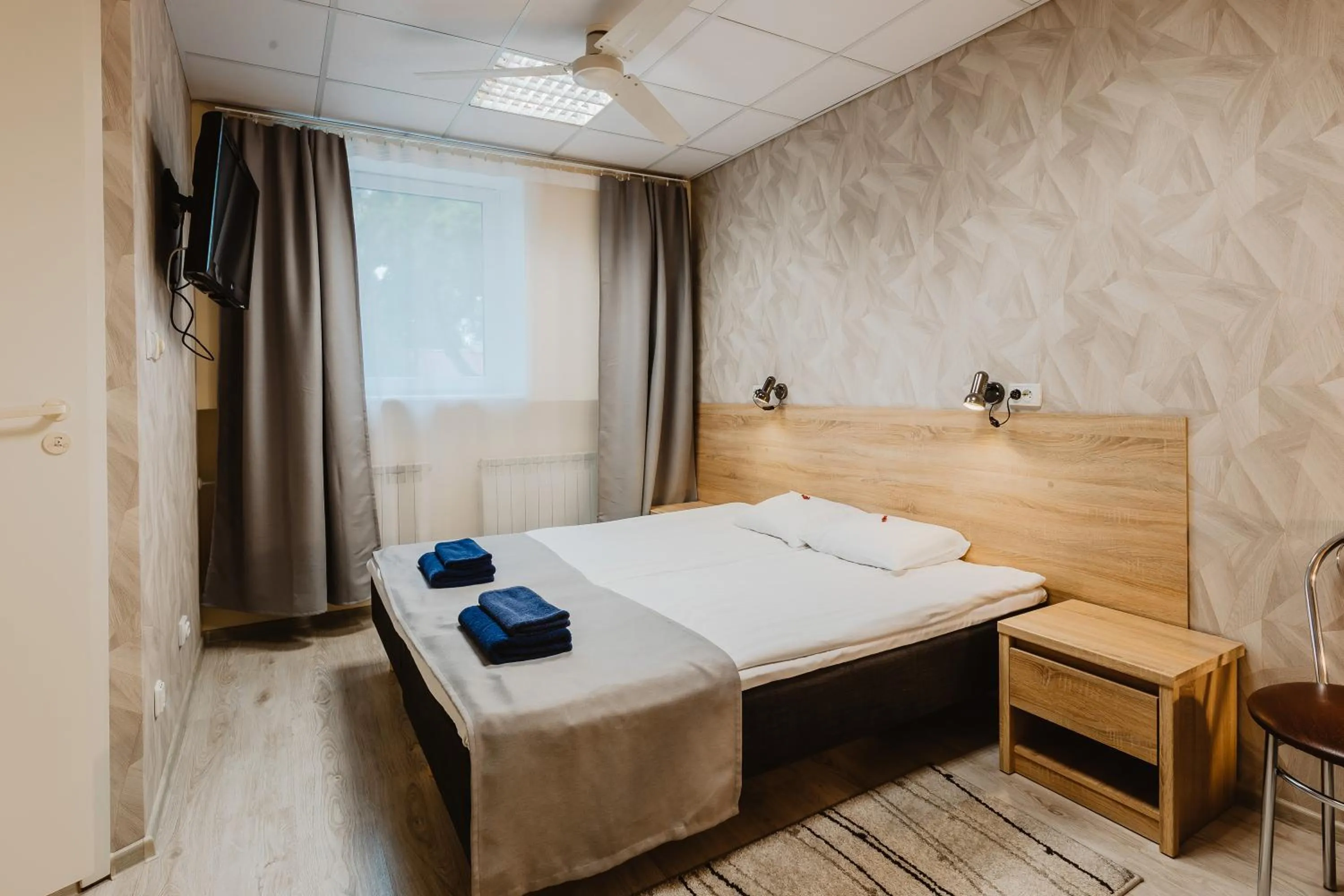 Bed in Aleksandri Hotel