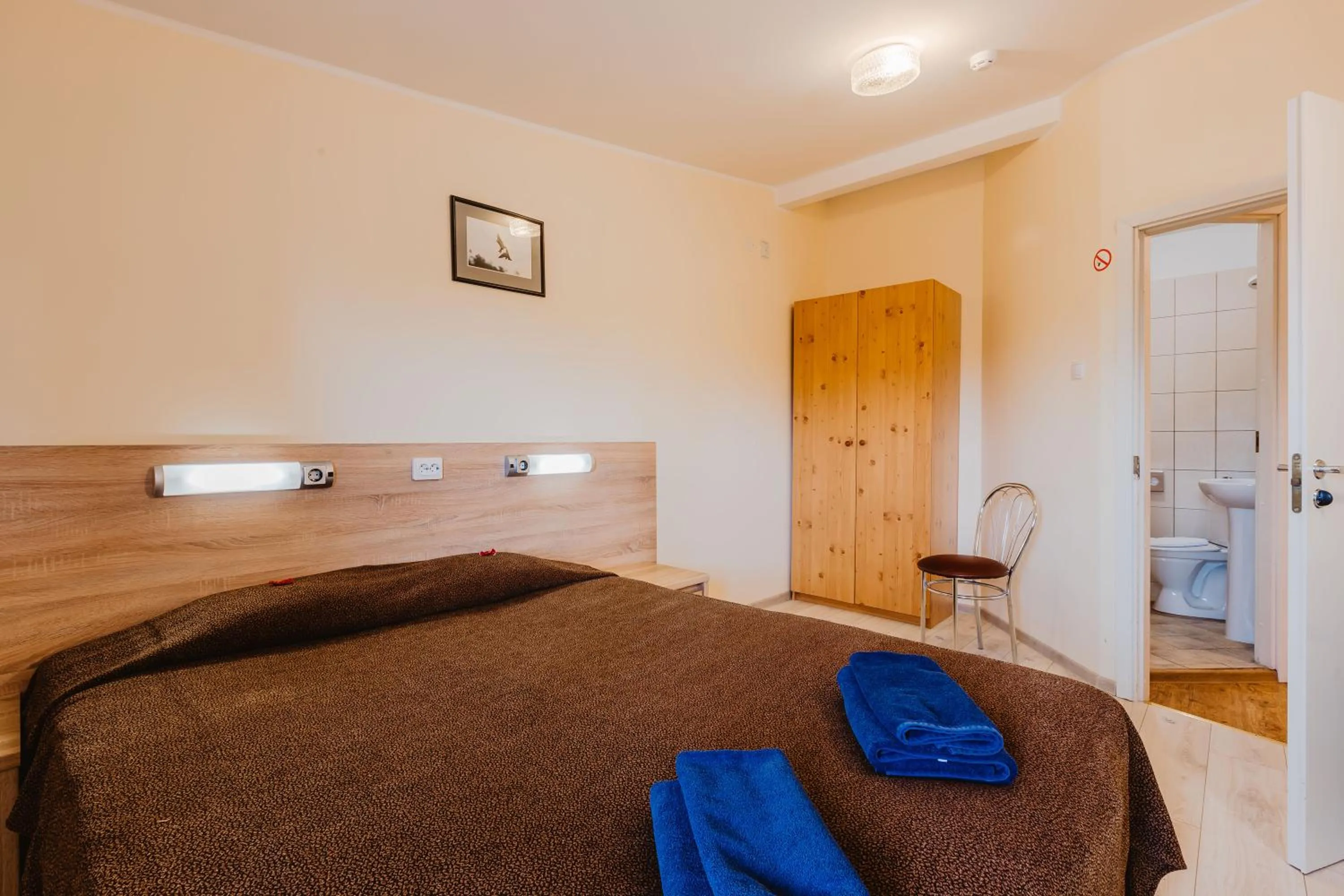 Bed in Aleksandri Hotel