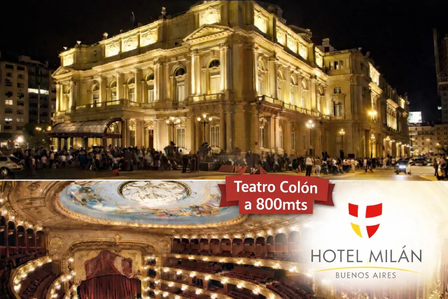 Night in Hotel Milan