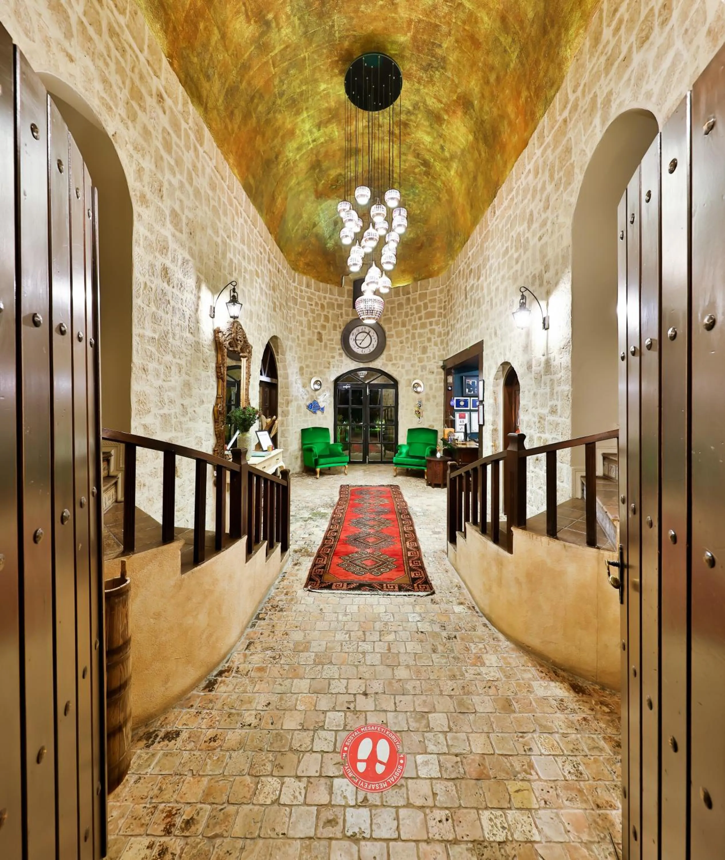 Lobby or reception in Çetmihan Hotel