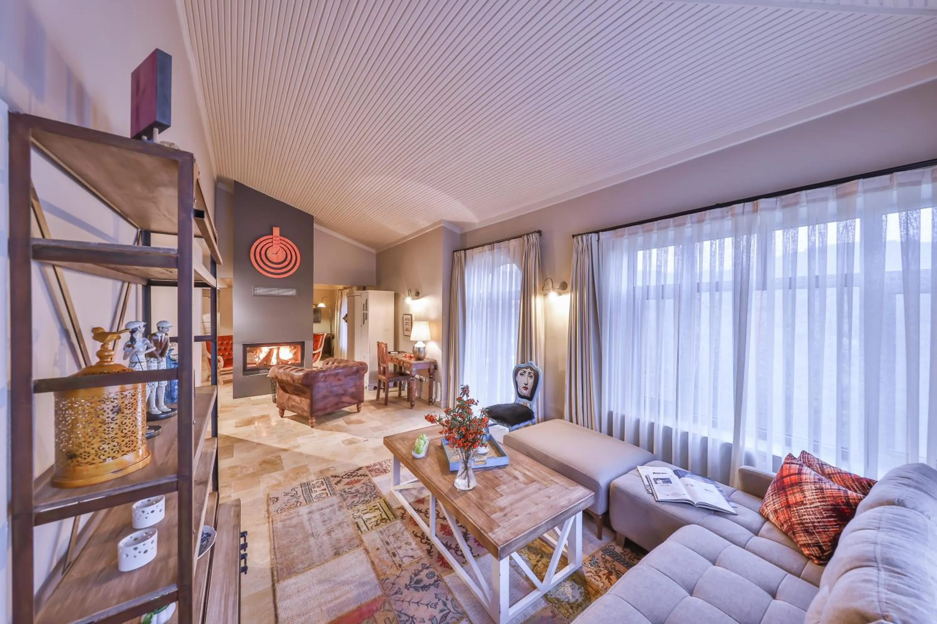 Seating area, Bed in Çetmihan Hotel