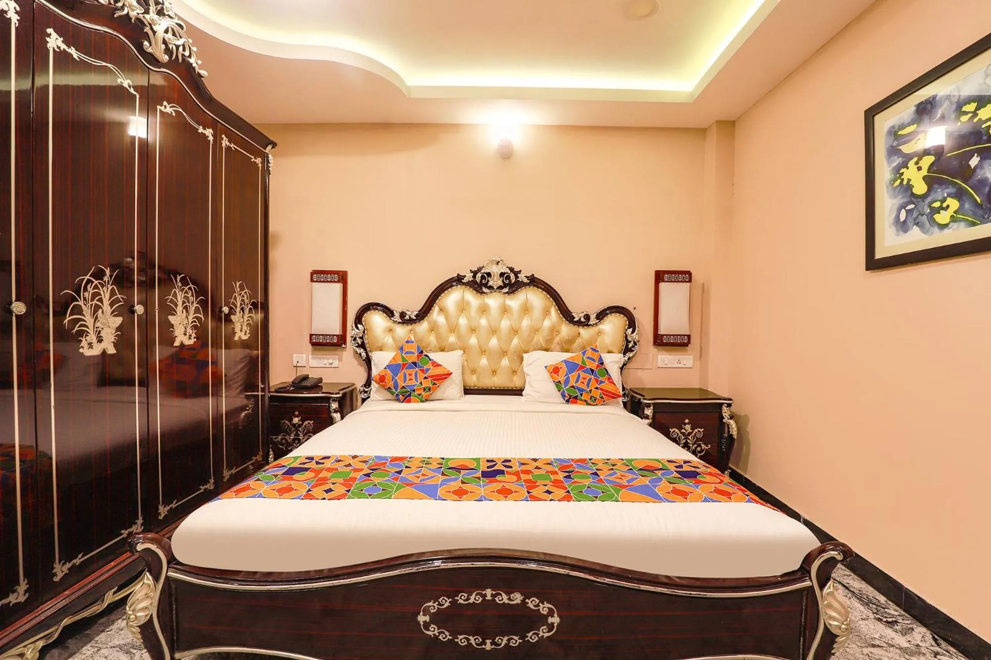 Bed in FabHotel NK Courtyard - Nr Guindy Industrial Estate