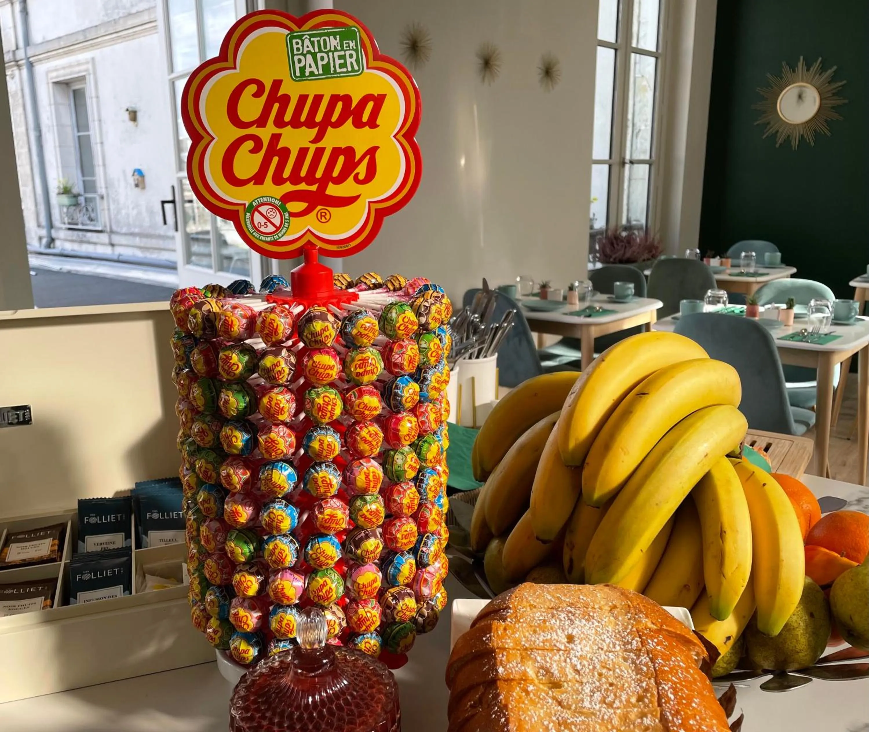 Buffet breakfast in Best Western Blois Château