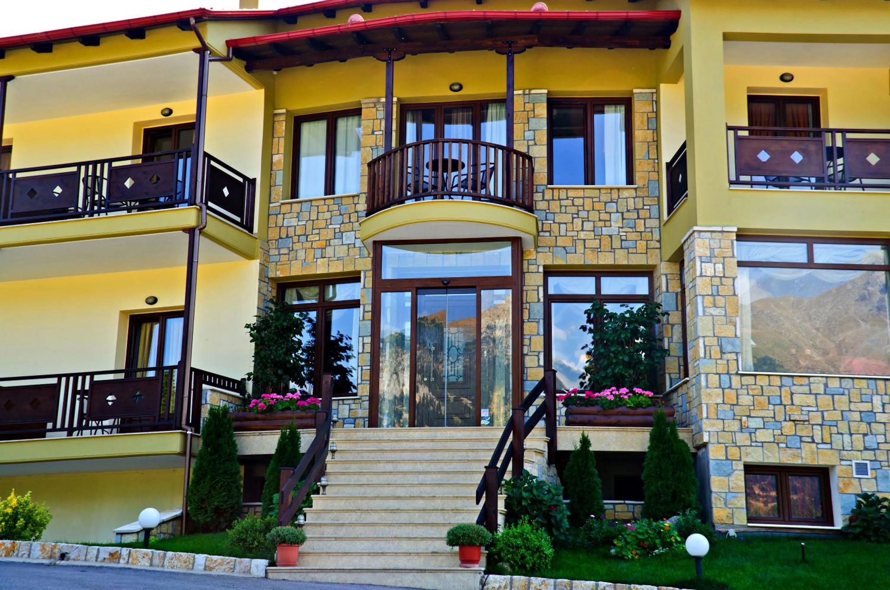 Facade/entrance in Melegos Inn Hotel