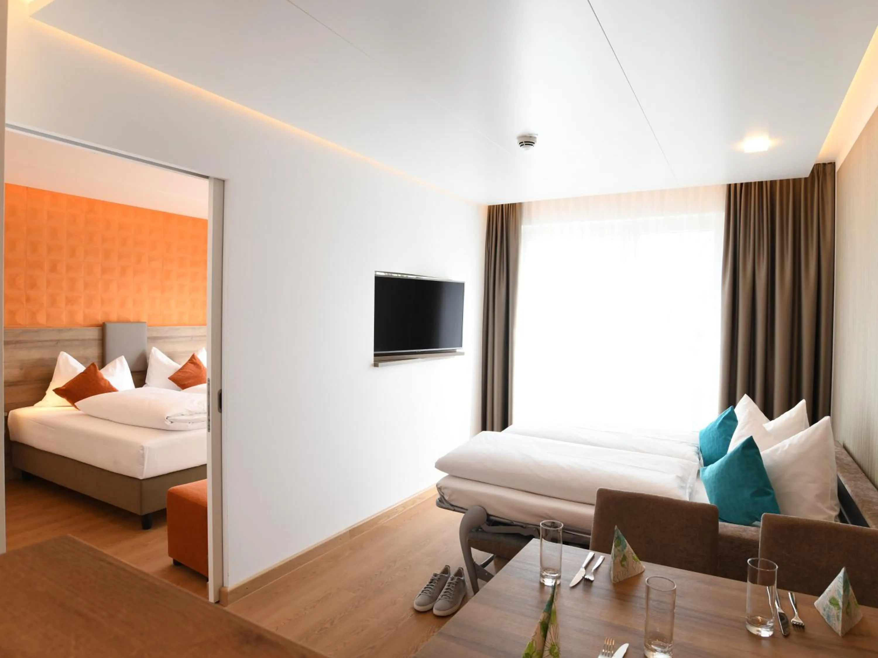 Bed in WESTSIDE Hotel