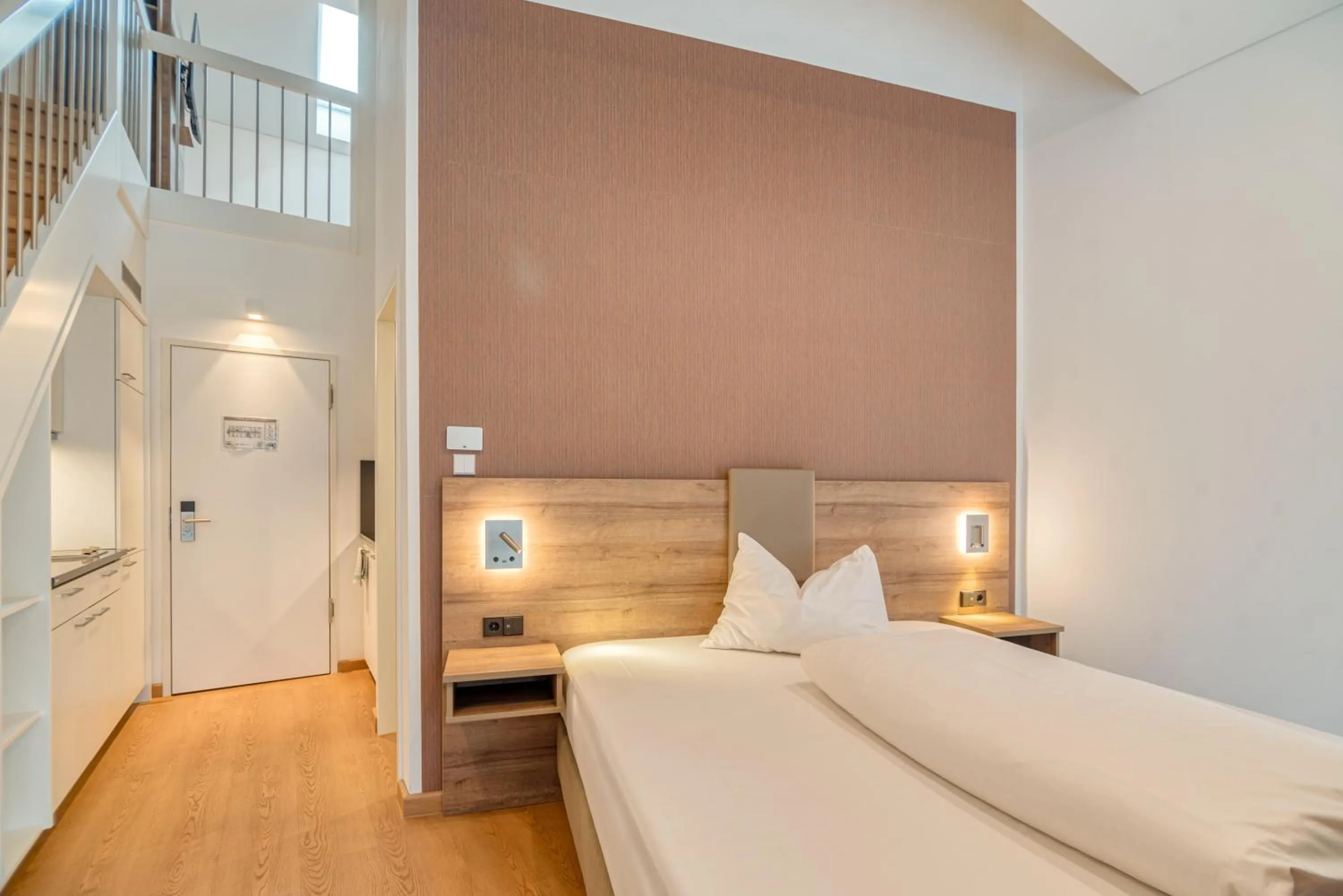 Bed in WESTSIDE Hotel