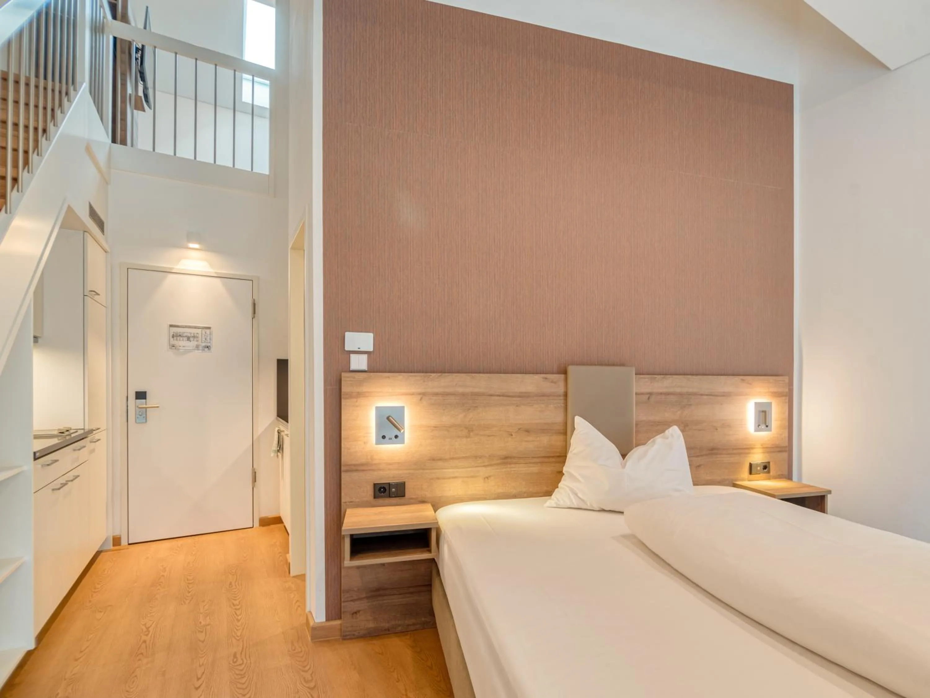 Bed in WESTSIDE Hotel