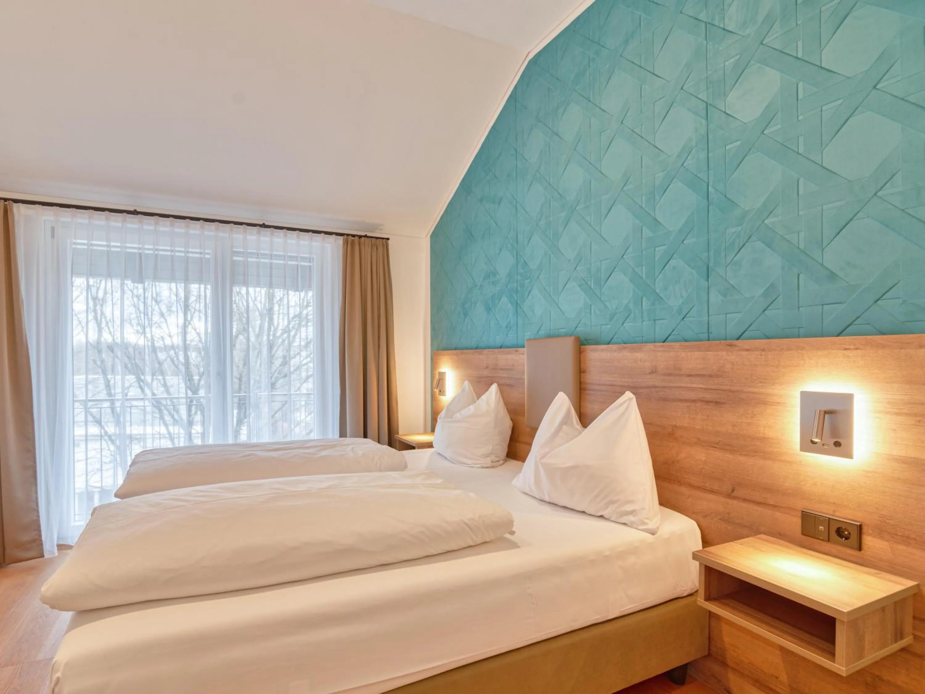 Bed in WESTSIDE Hotel