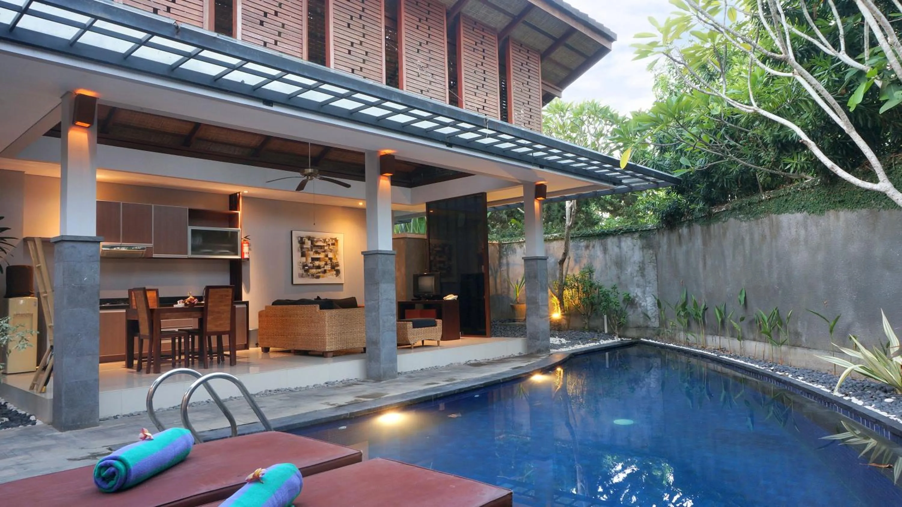 Swimming pool in Bumi Linggah Villas Bali
