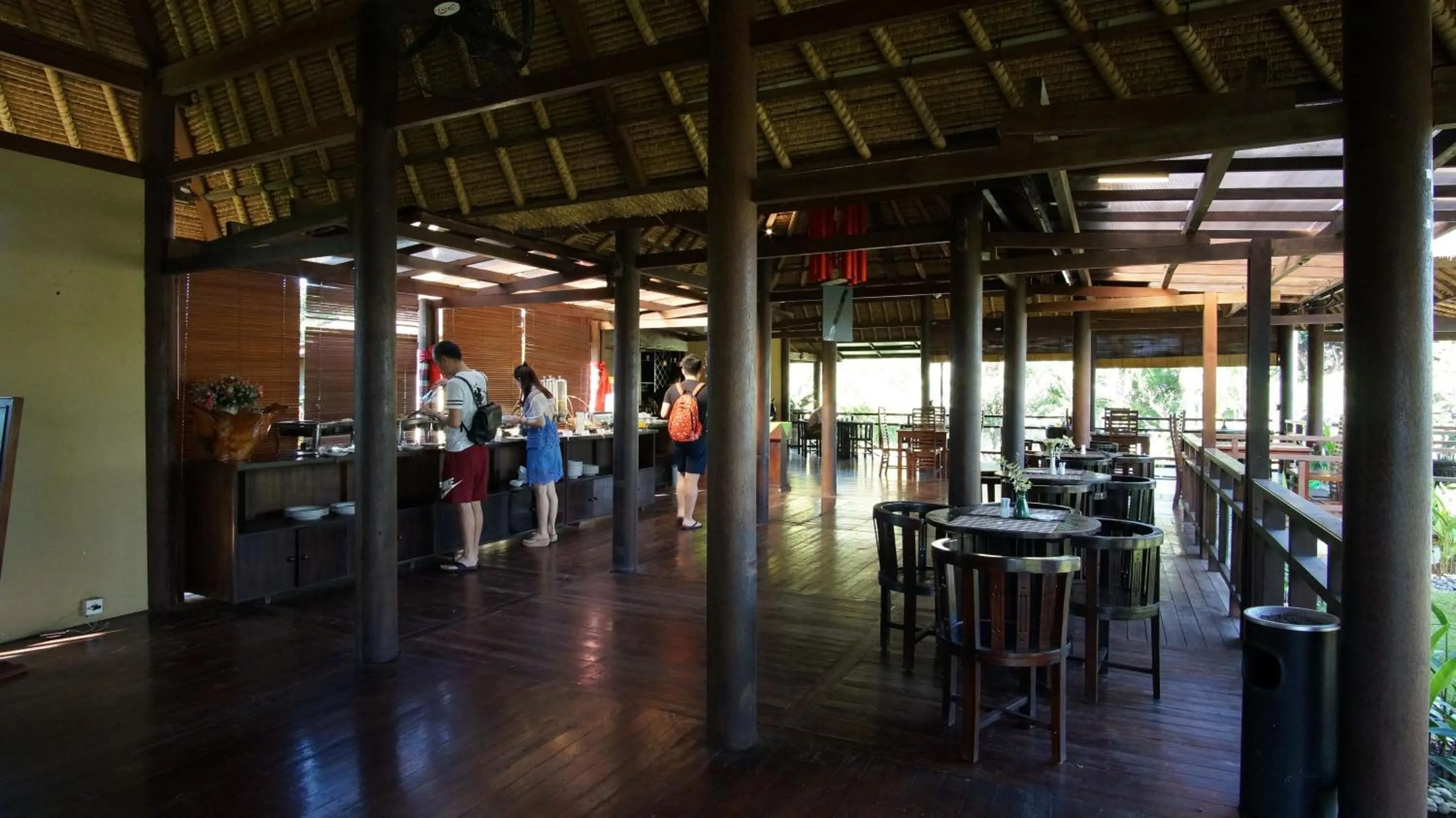 group of guests in Bumi Linggah Villas Bali