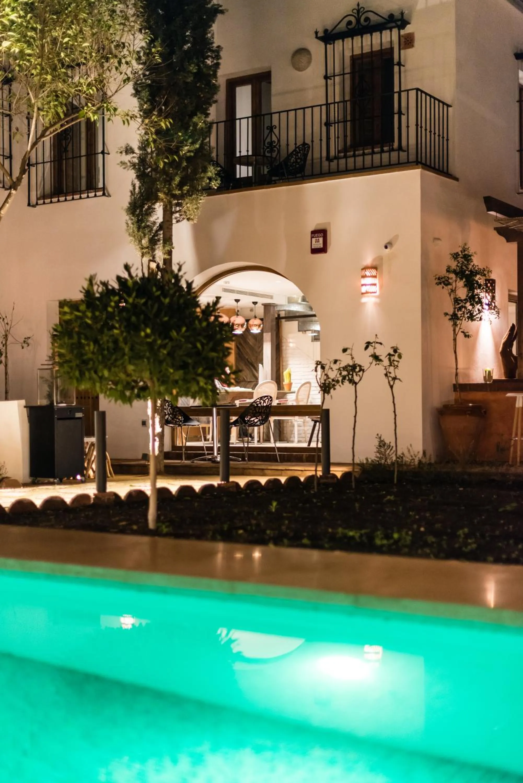 Patio in Alojamiento con Encanto la Luna en el Alba