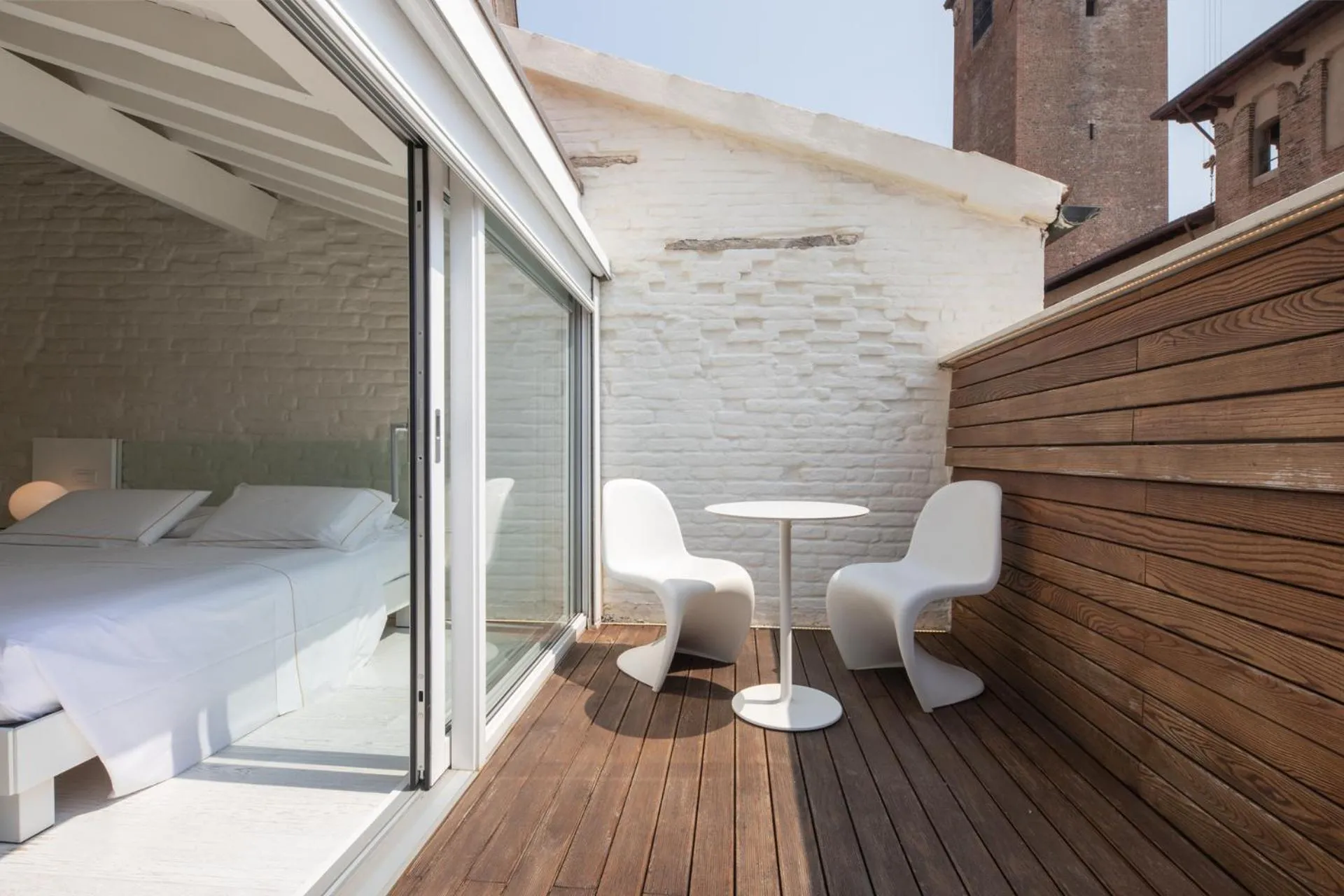 Balcony/Terrace, Bed in Scaravelli Residenza