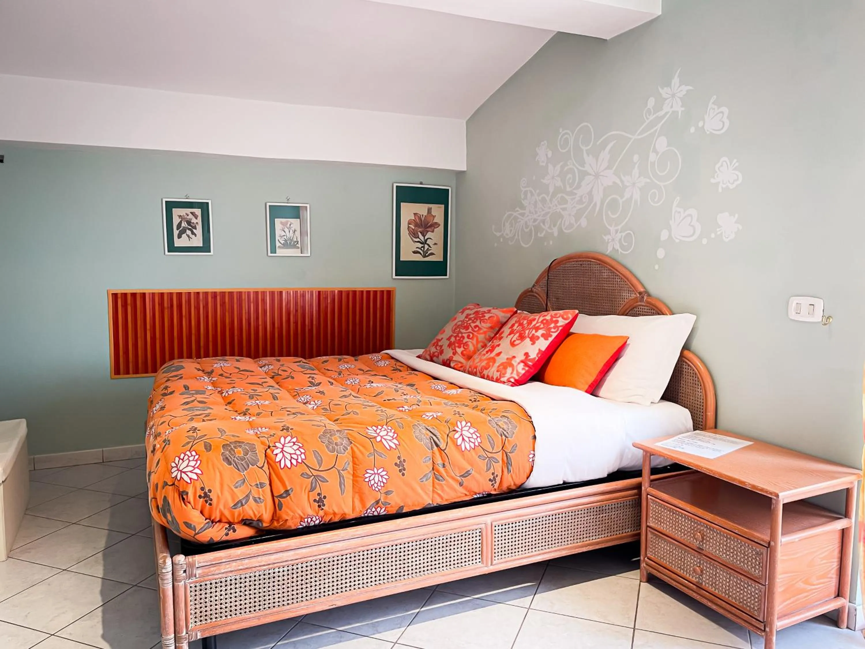 Bed in B&B Aquino in Terrazza