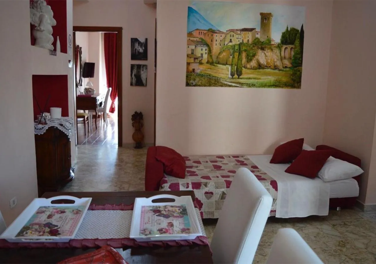 Living room in B&B Aquino in Terrazza