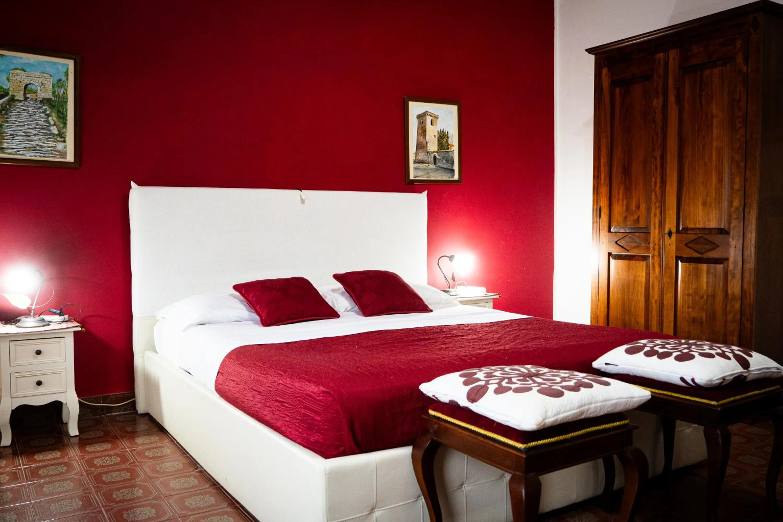 Bed in B&B Aquino in Terrazza