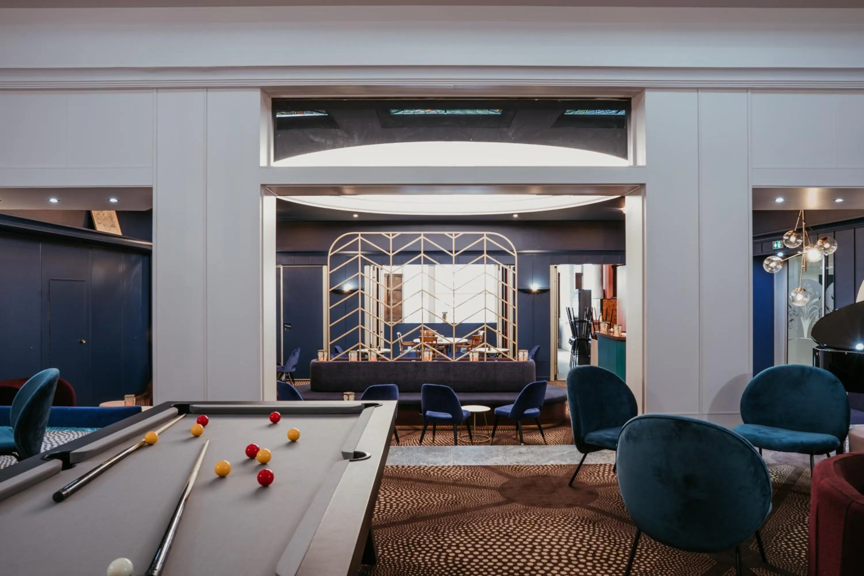 Billiard in Le Grand Hotel