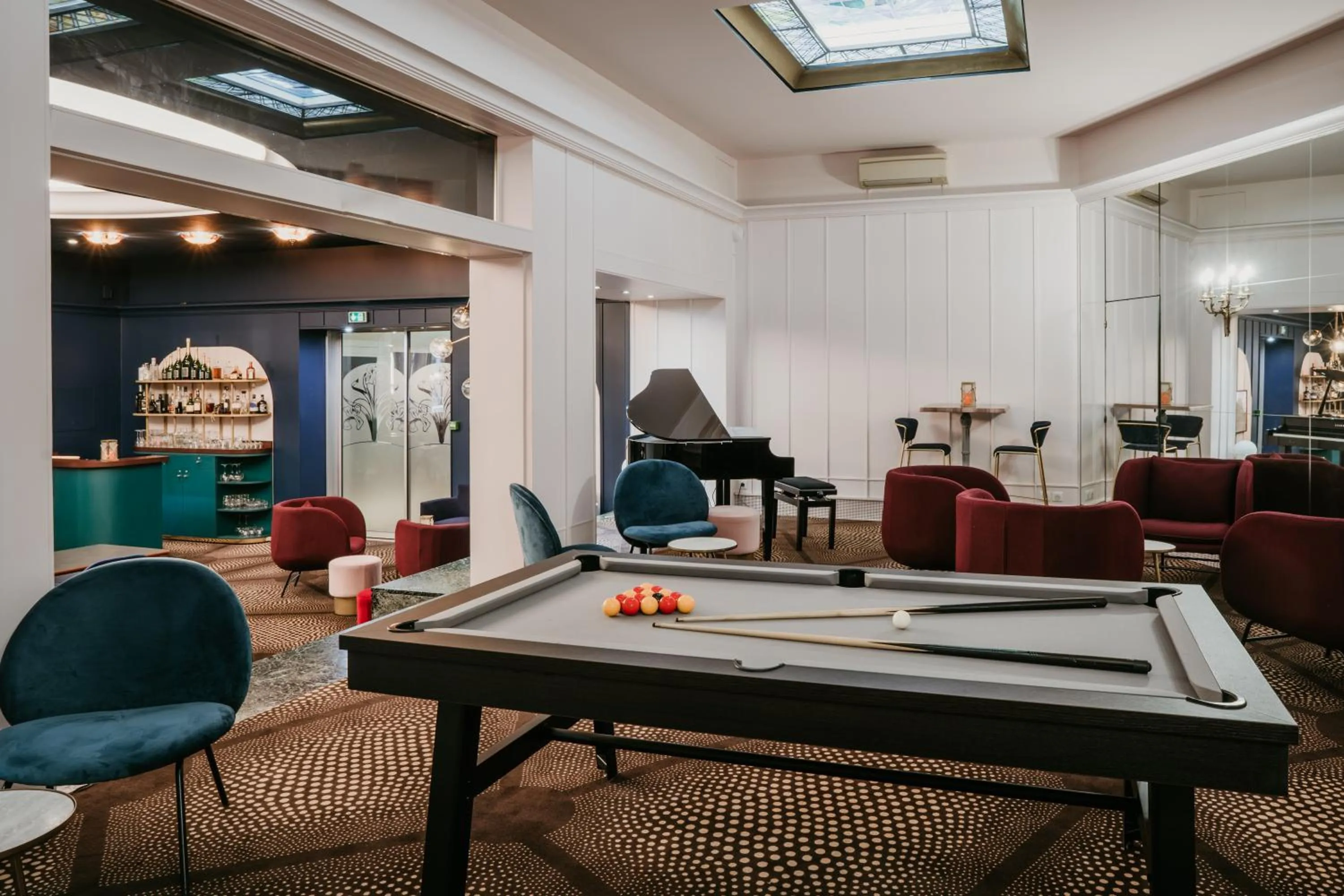 Billiard in Le Grand Hotel