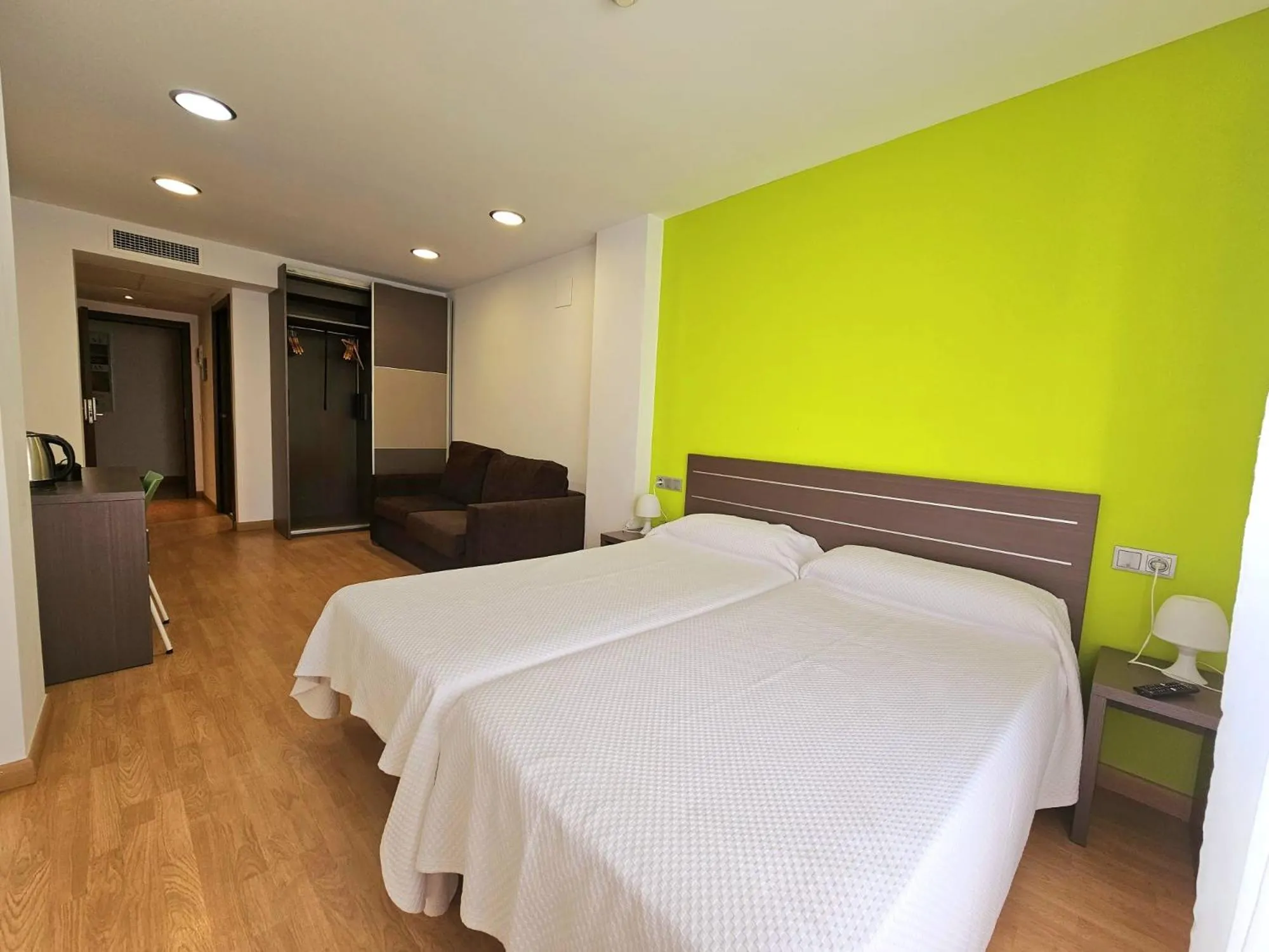 Bed in Hotel Clopy Rocamar