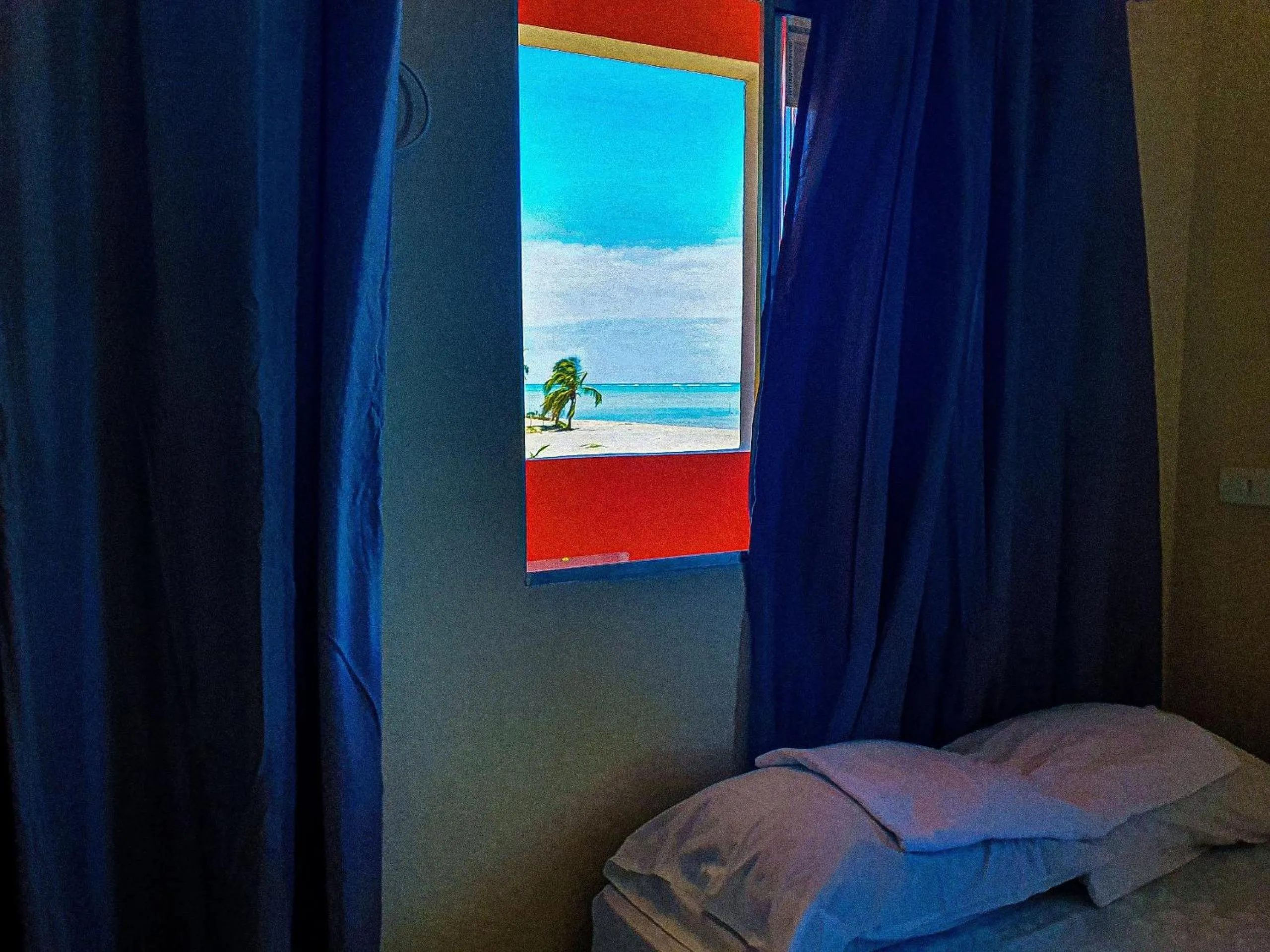 Bed in Pousada Xaréu Maragogi