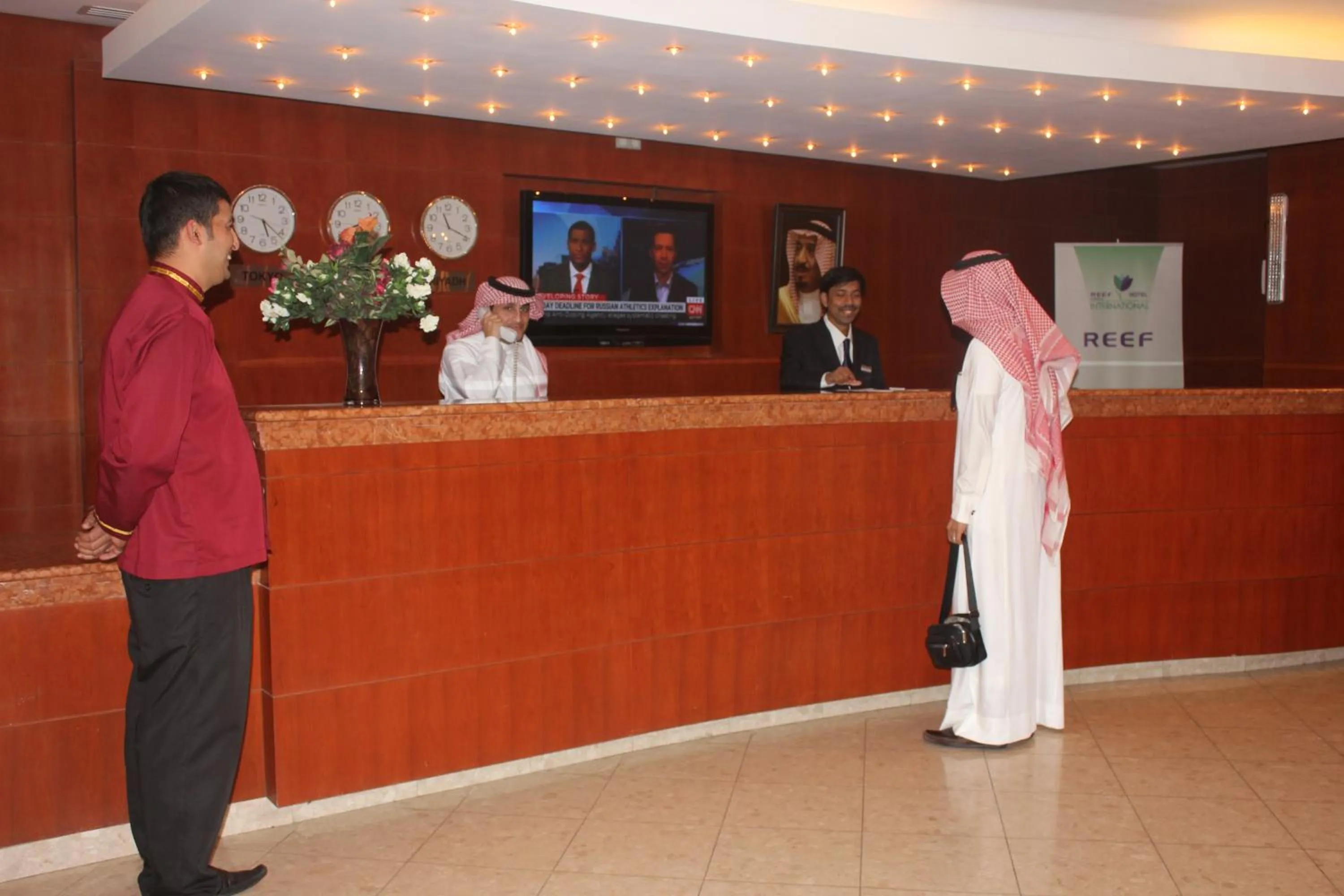 Lobby or reception in Reef Al Malaz International Hotel by Al Azmy