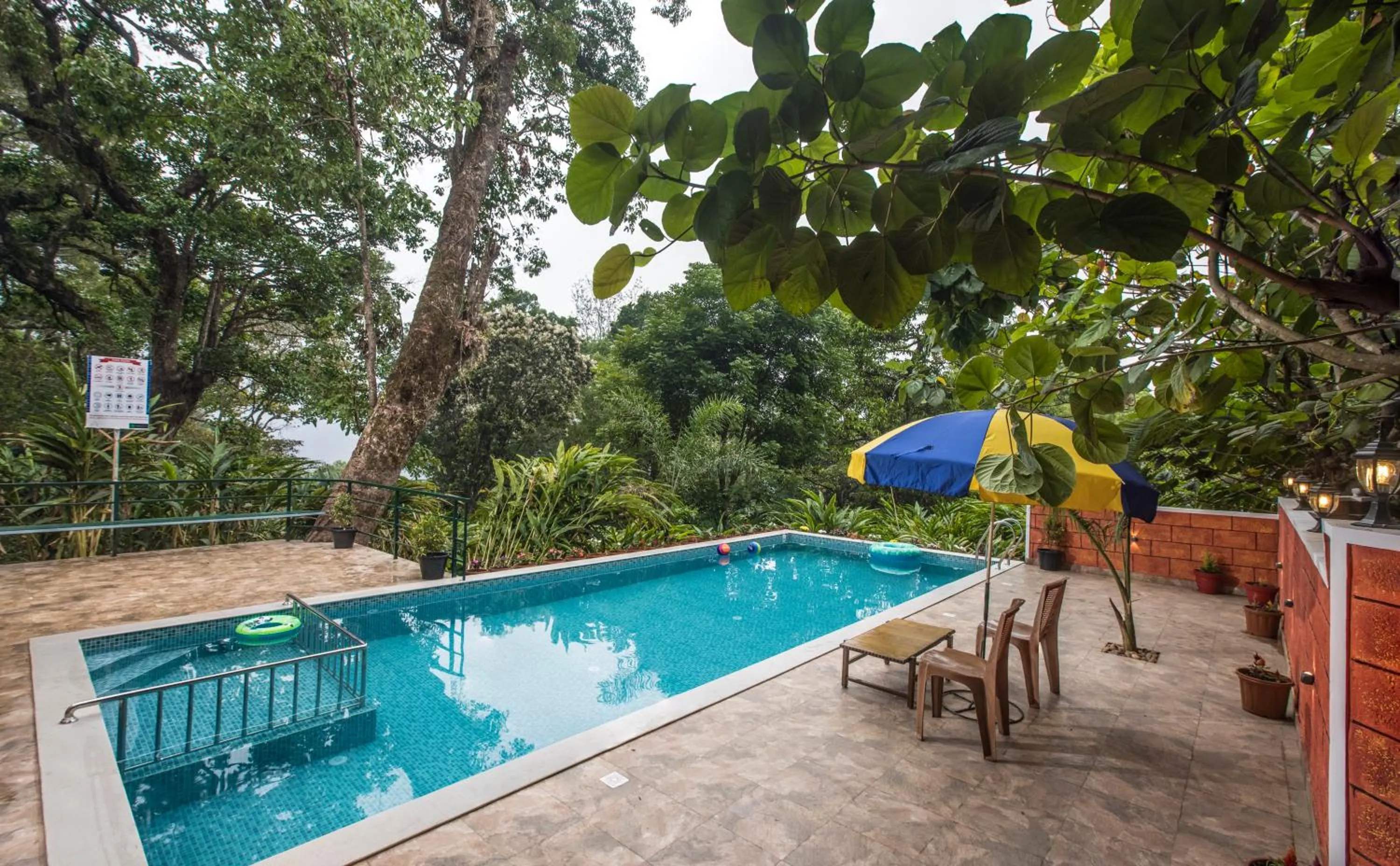 Pool view in Spice Jungle Resort
