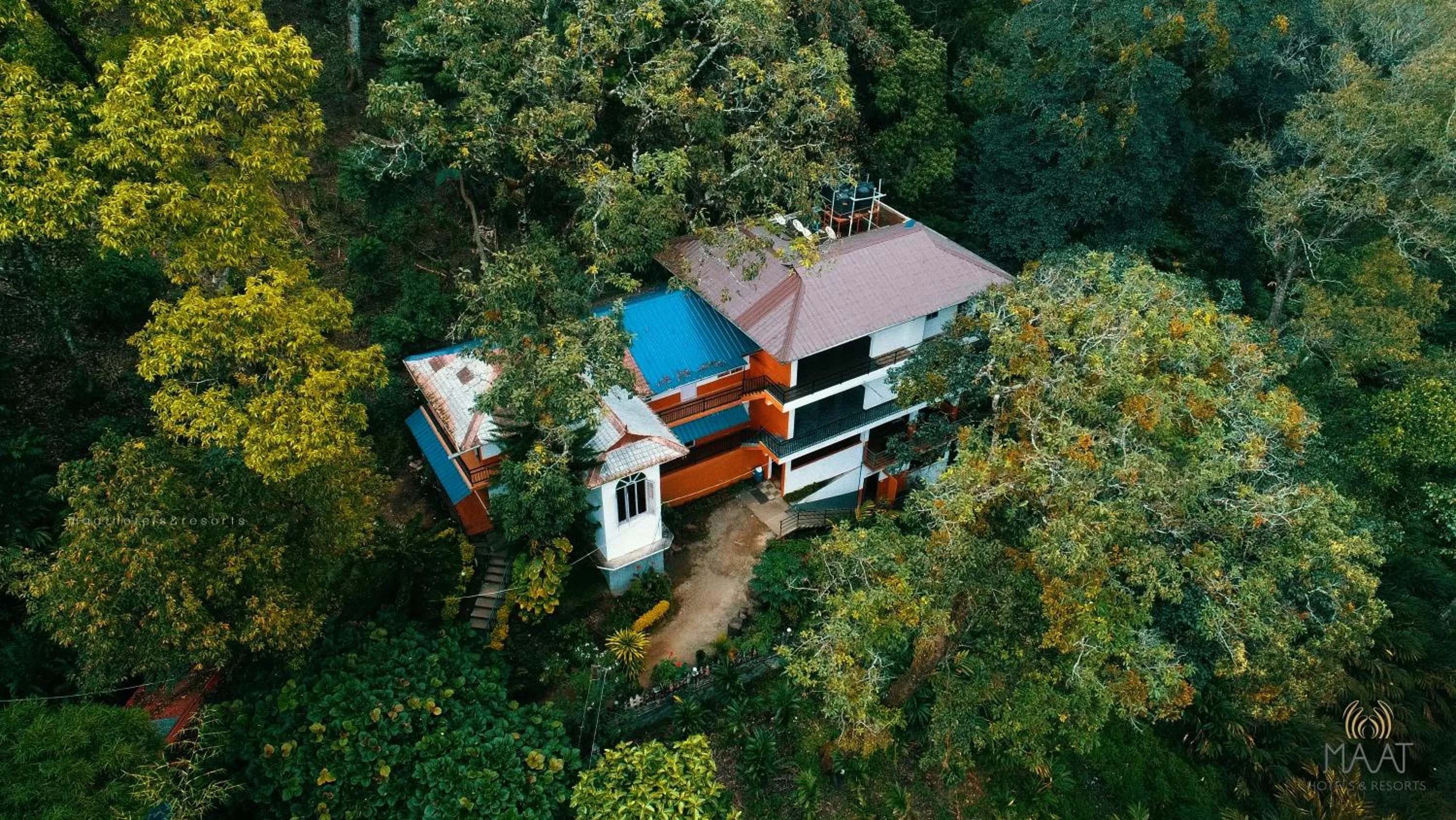 Property building in Spice Jungle Resort