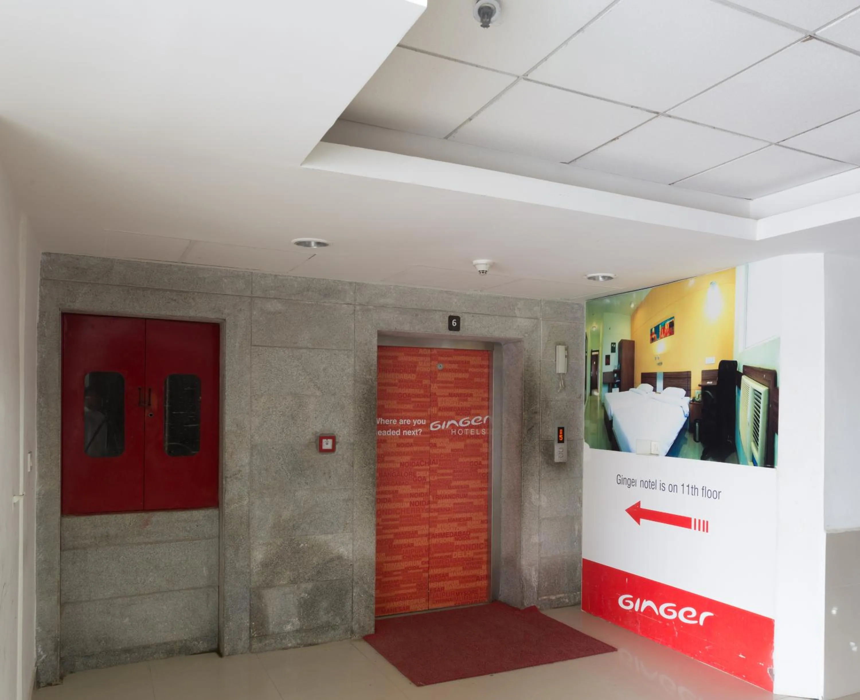 Area and facilities in Ginger Chennai