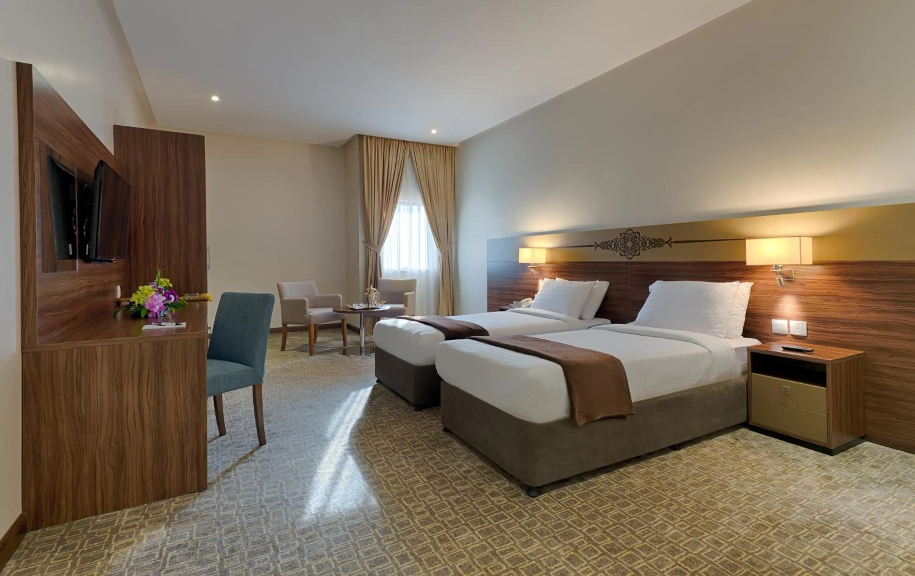 Living room, Bed in Snaf Inn ِAzizia Hotel