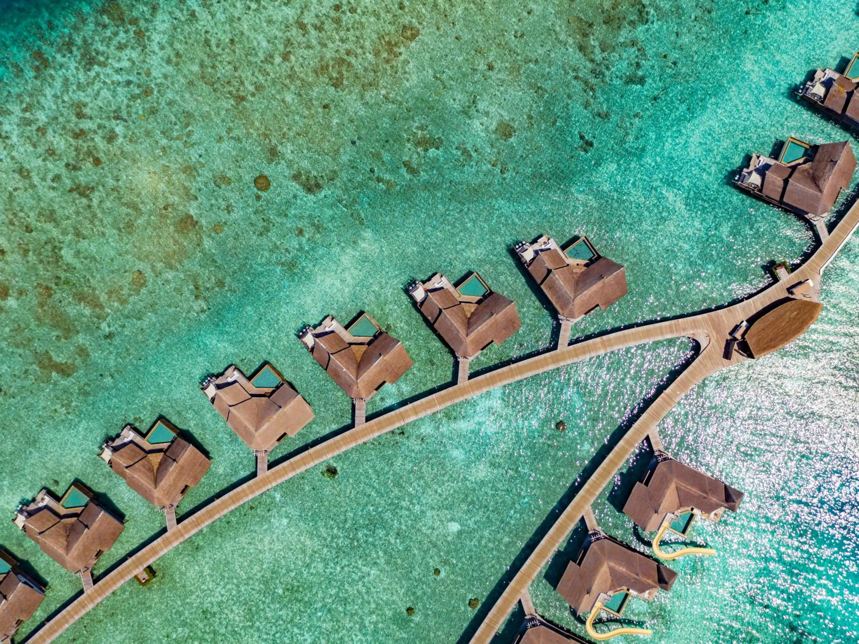 Bird's eye view in OZEN RESERVE BOLIFUSHI - Luxury All Inclusive with Free Transfers