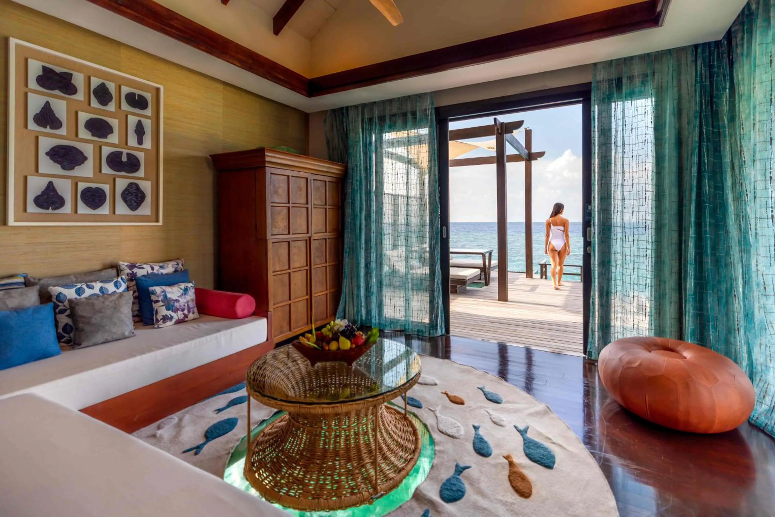 Sea view, Bed in OZEN RESERVE BOLIFUSHI - Luxury All Inclusive with Free Transfers