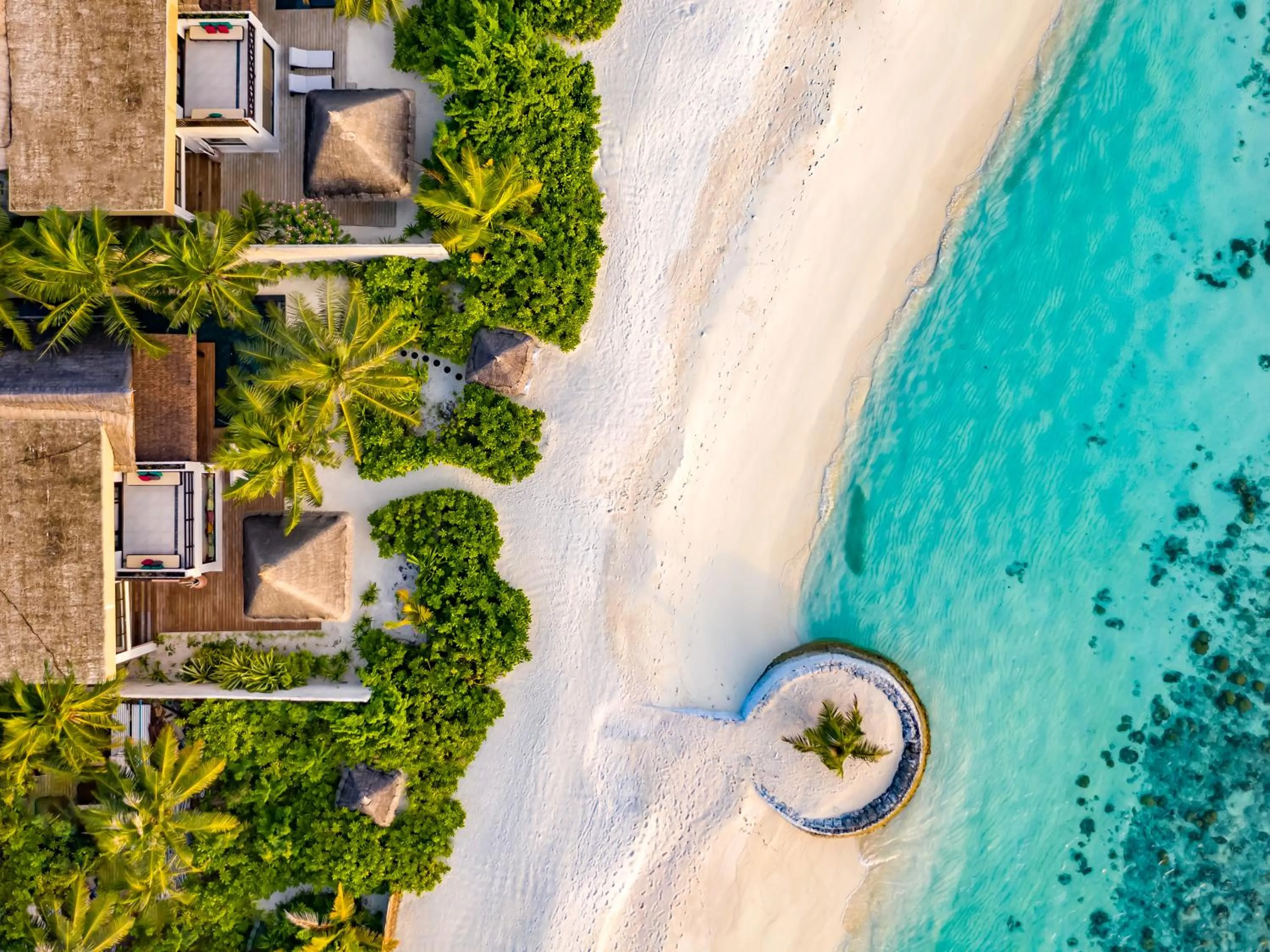 Bird's eye view in OZEN RESERVE BOLIFUSHI - Luxury All Inclusive with Free Transfers