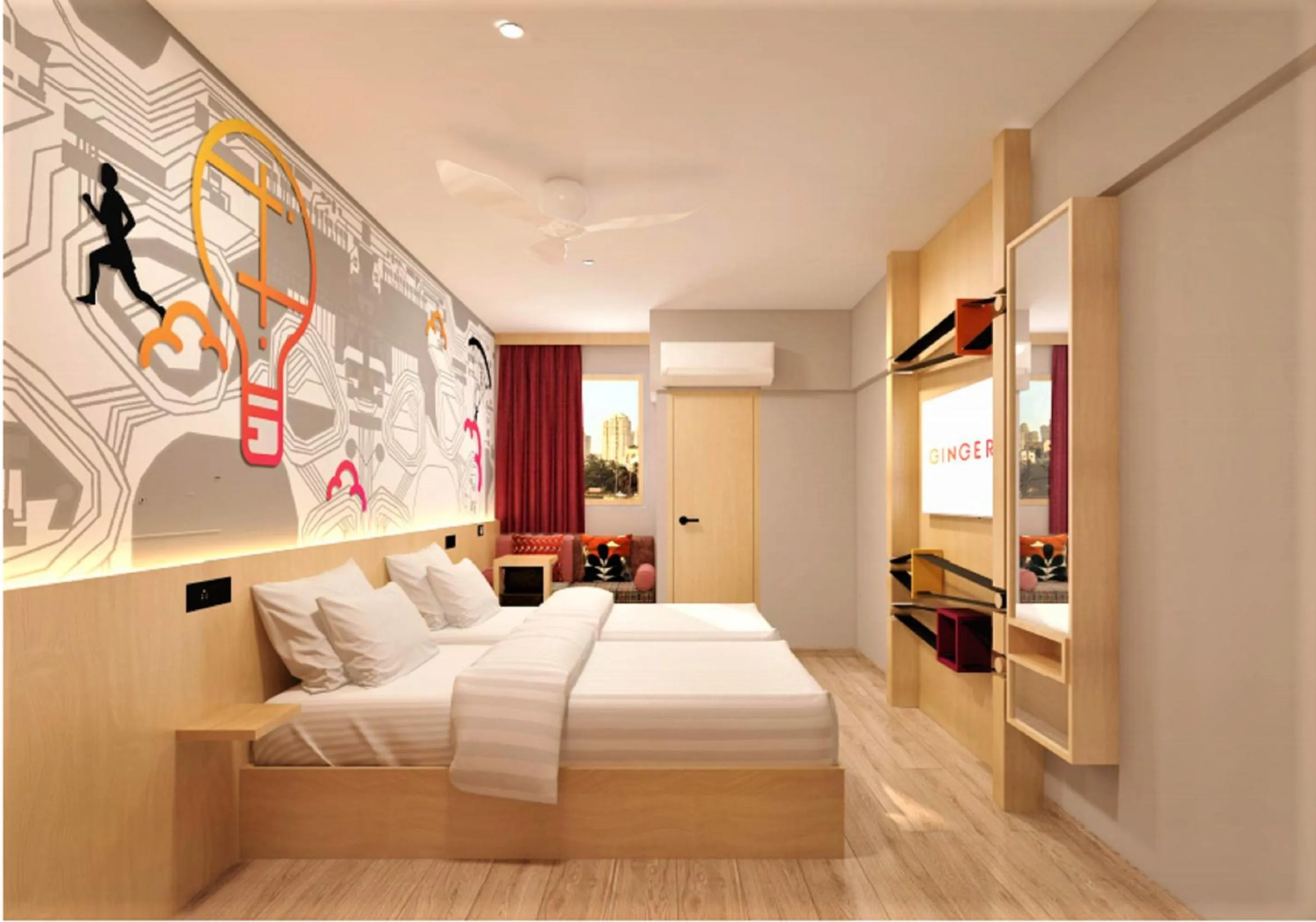 Bed in Ginger Bangalore- Whitefield