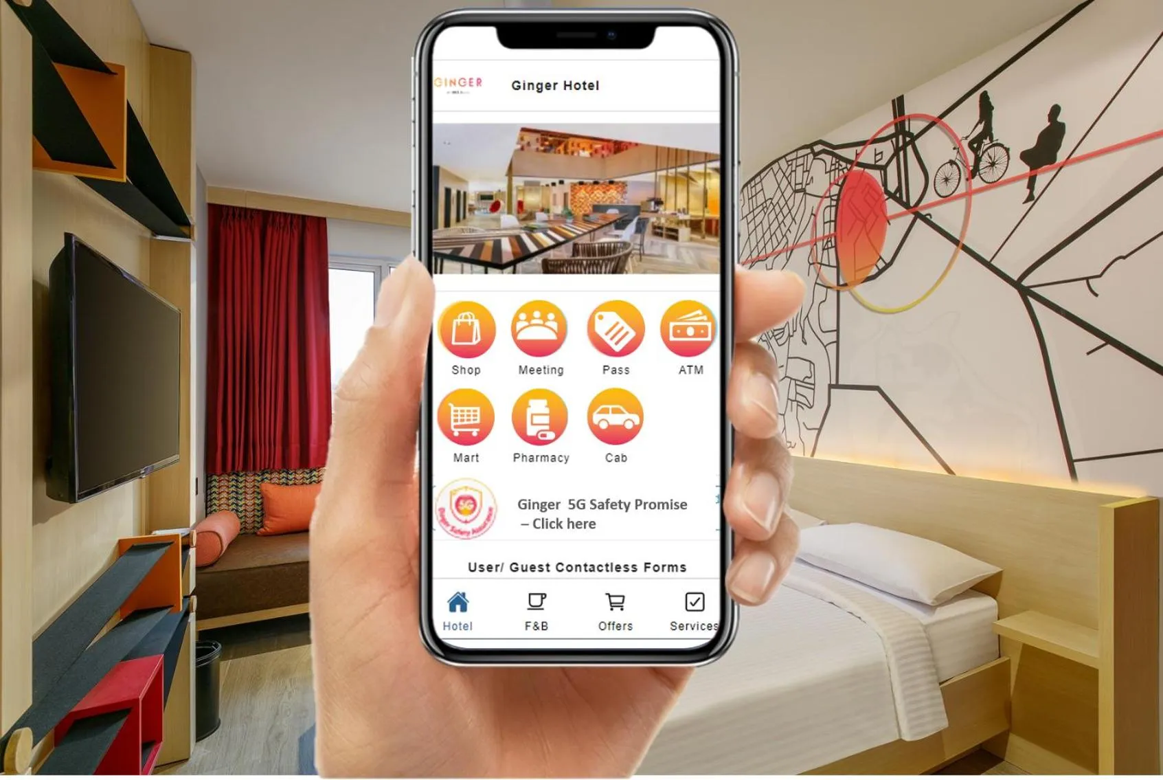 Property logo or sign, Bed in Ginger Bangalore- Whitefield