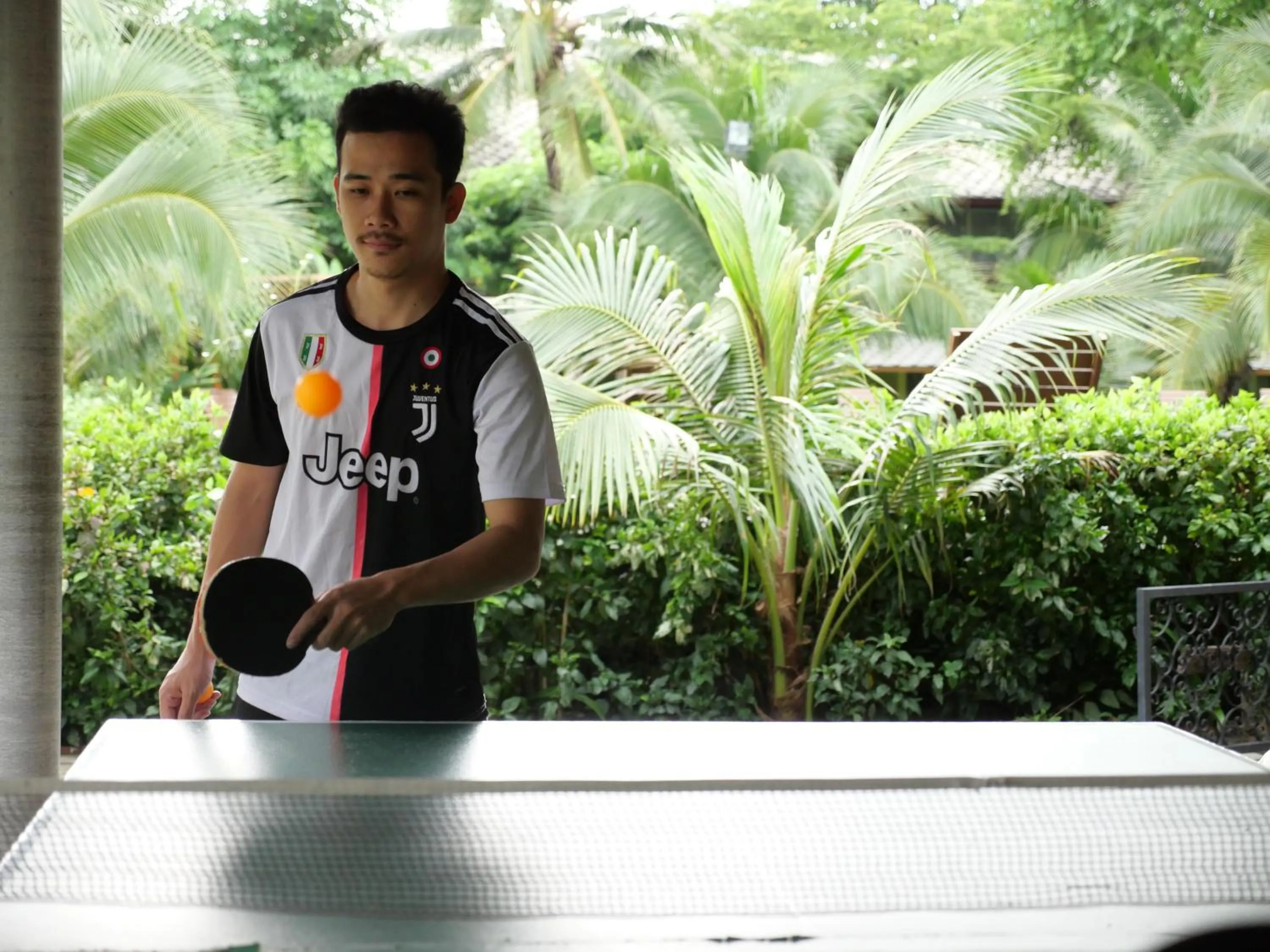 Table tennis in Royal River Kwai Resort and Spa