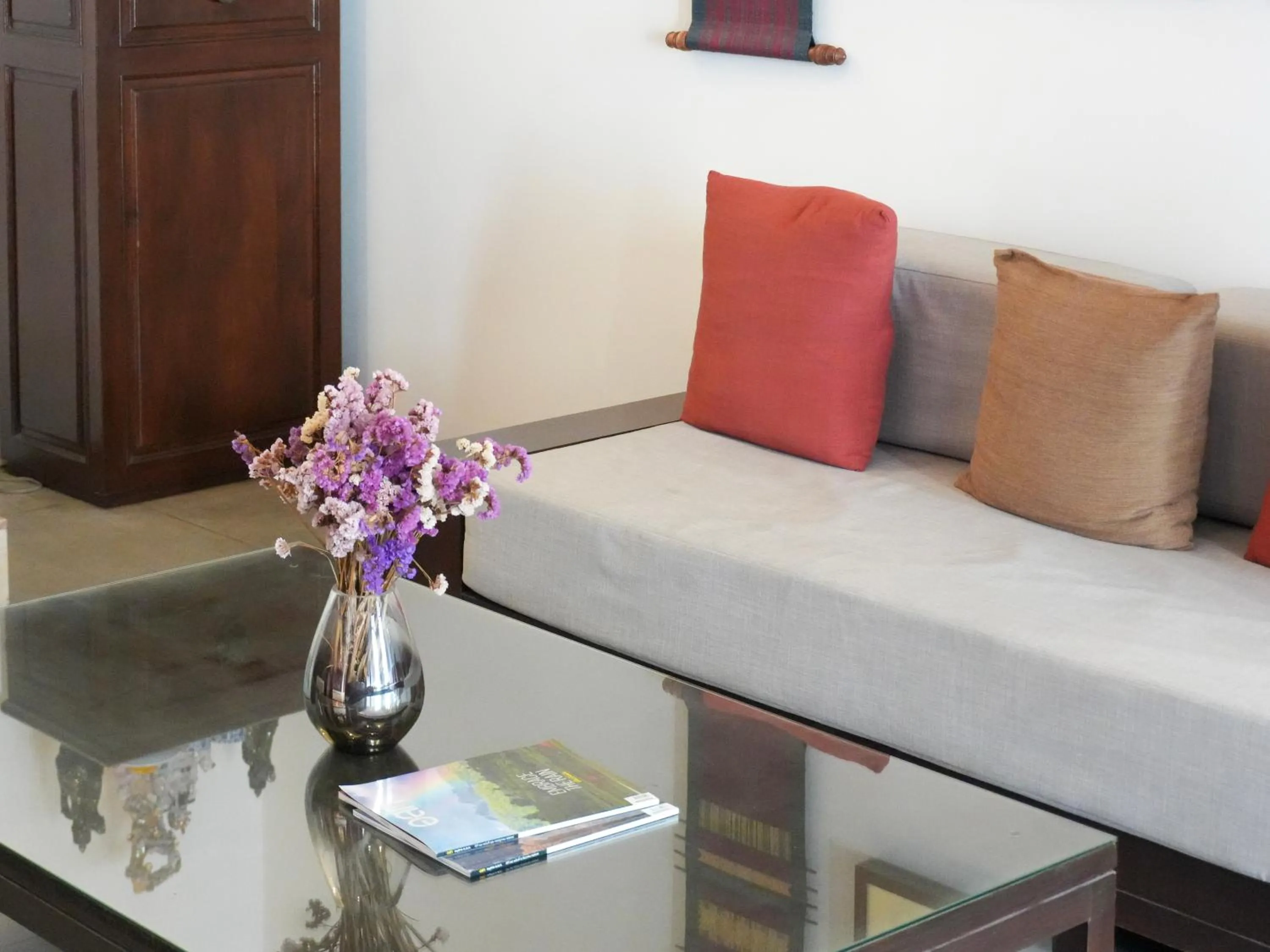 Seating area, Bed in Villa Lantara Chiangmai