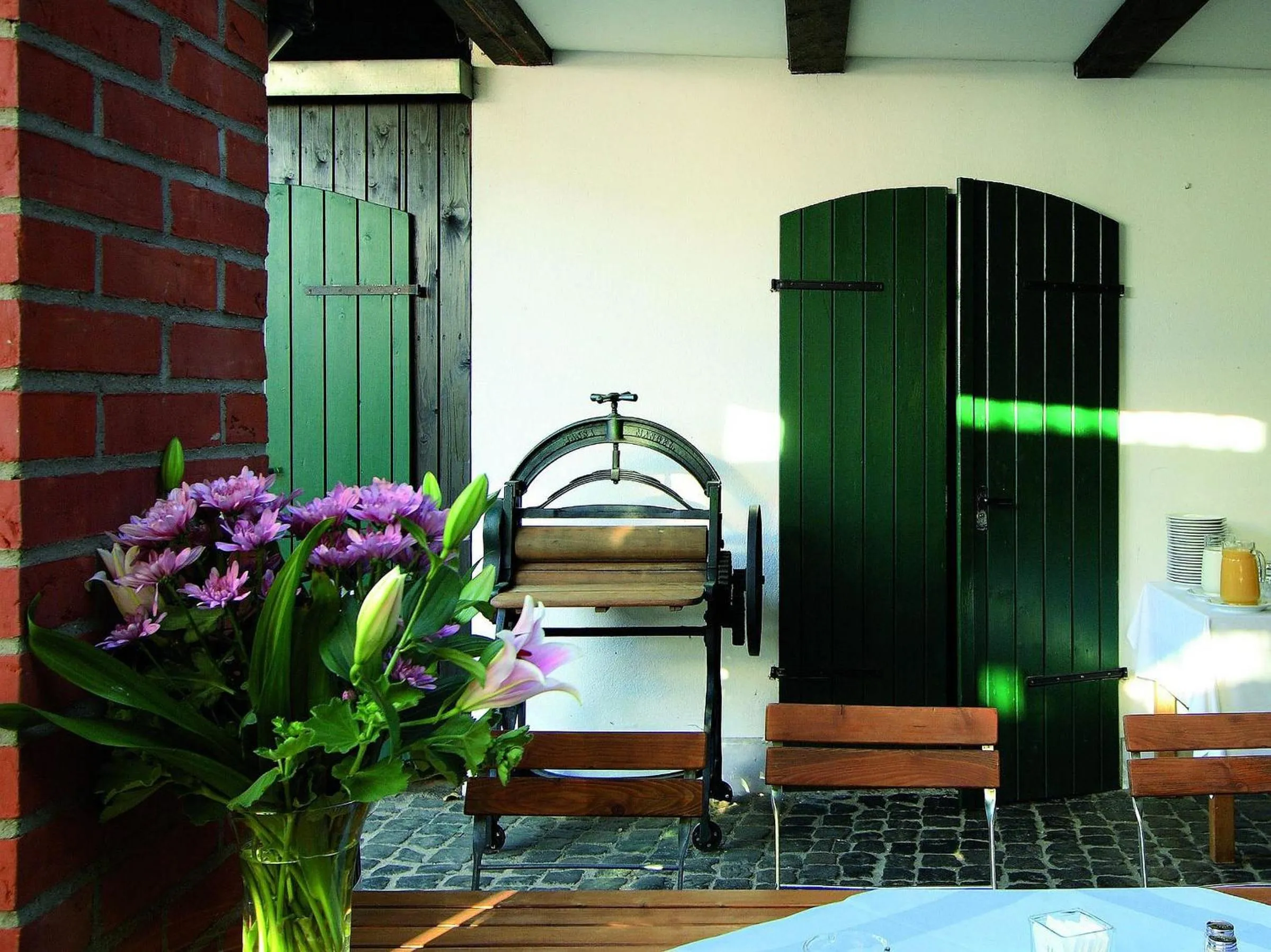 Patio, Bed in Der Seehof Rheinsberg