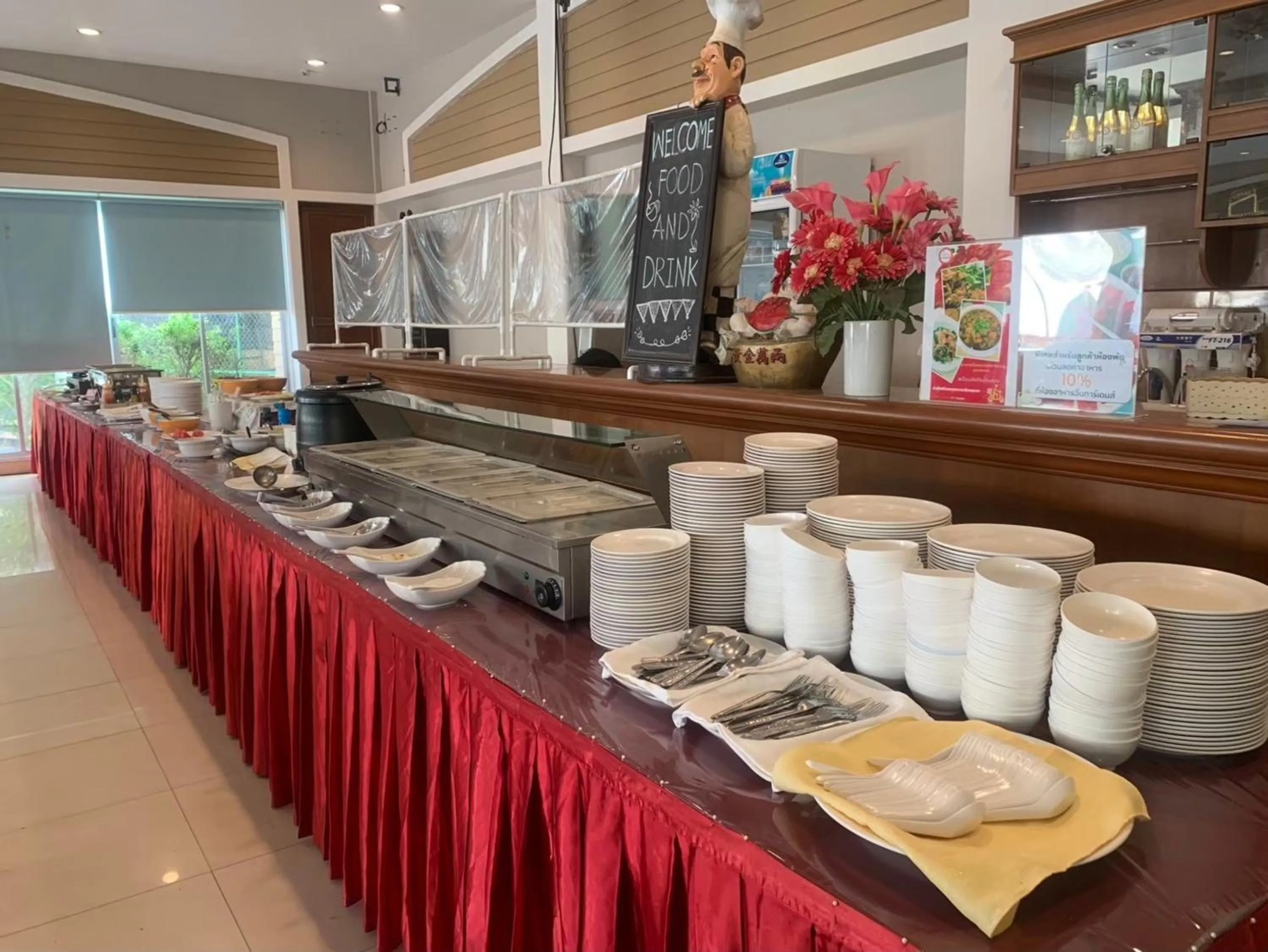 Breakfast in Chumphon Gardens Hotel