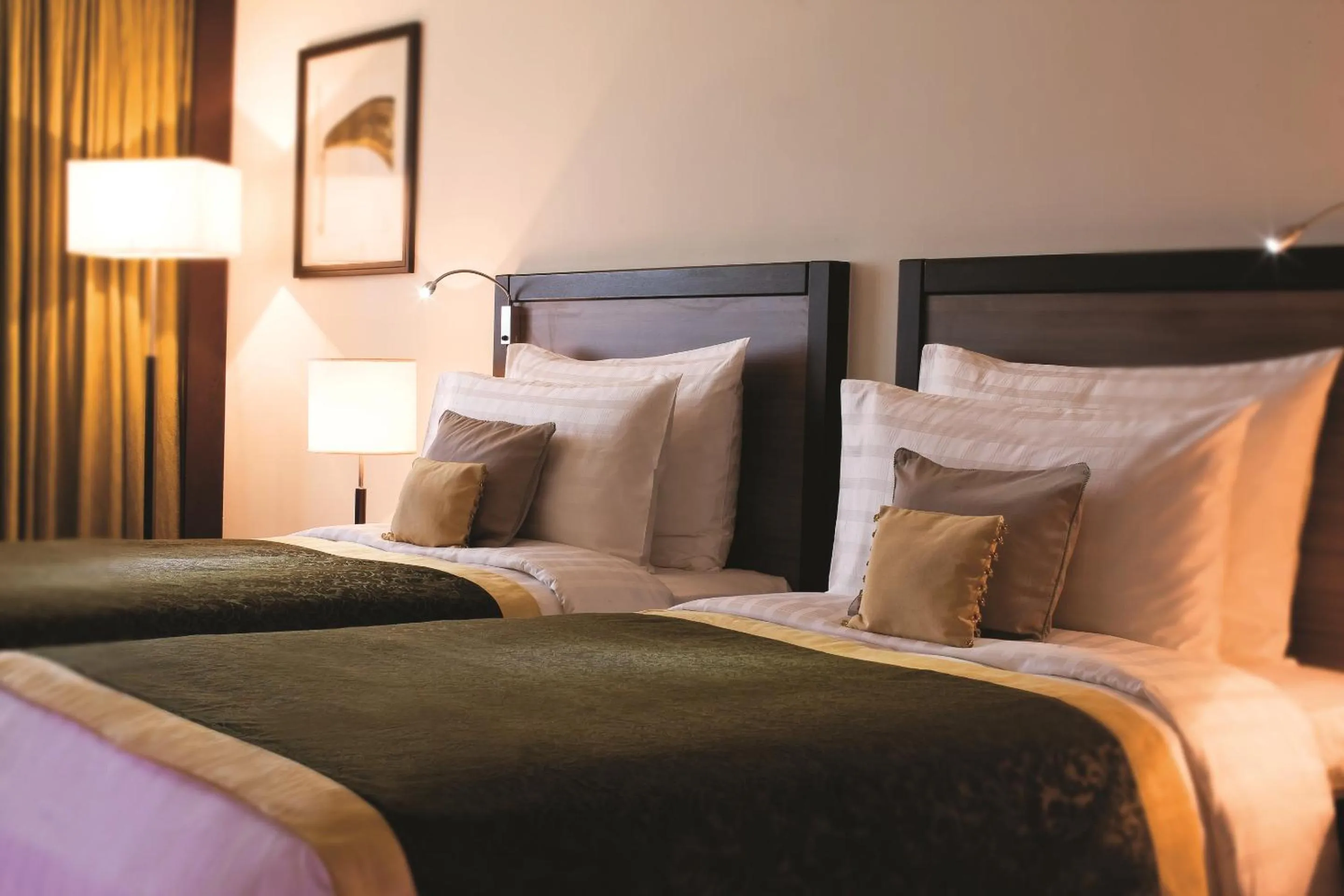 Bed in Avani Deira Dubai Hotel