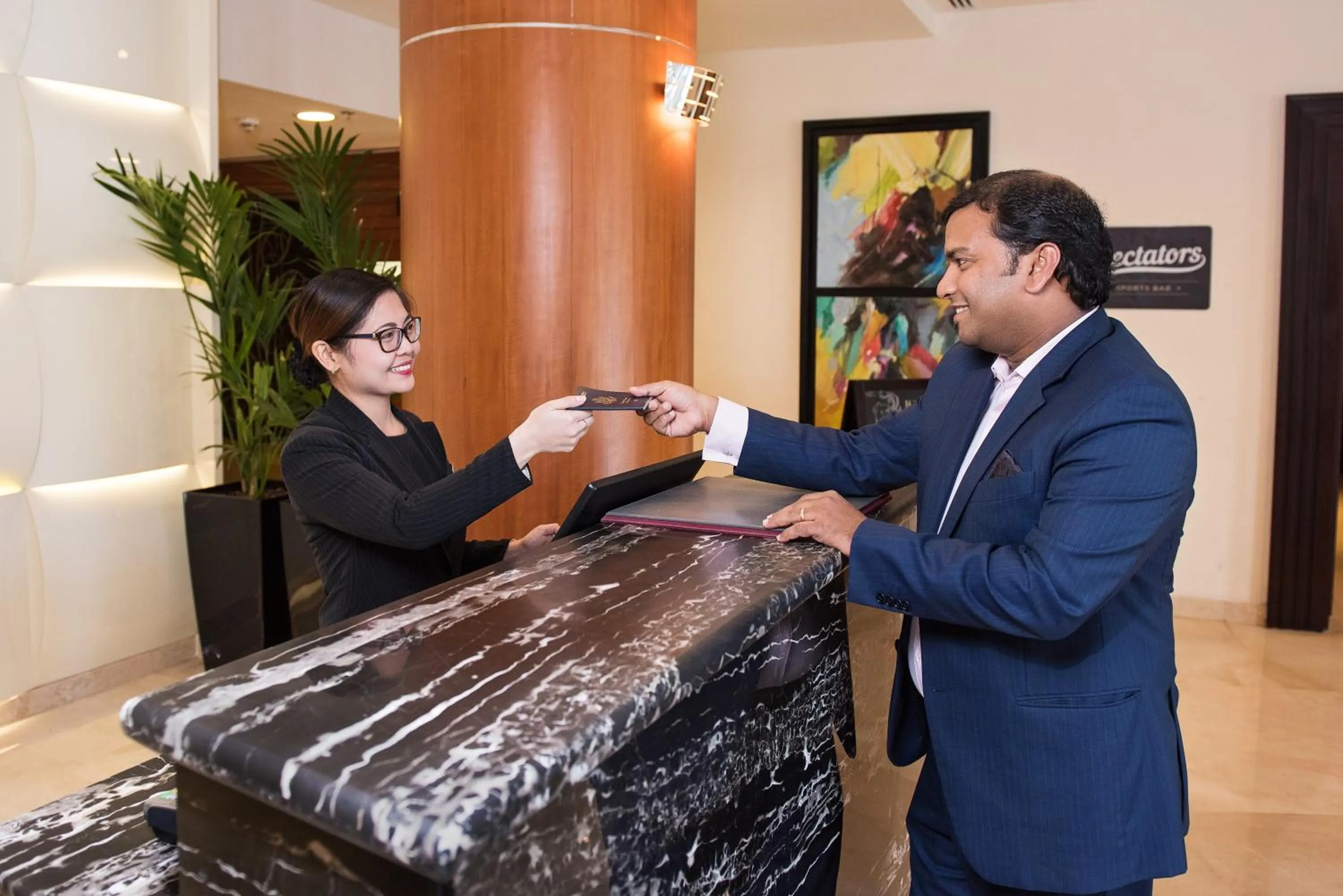 Lobby or reception in Avani Deira Dubai Hotel