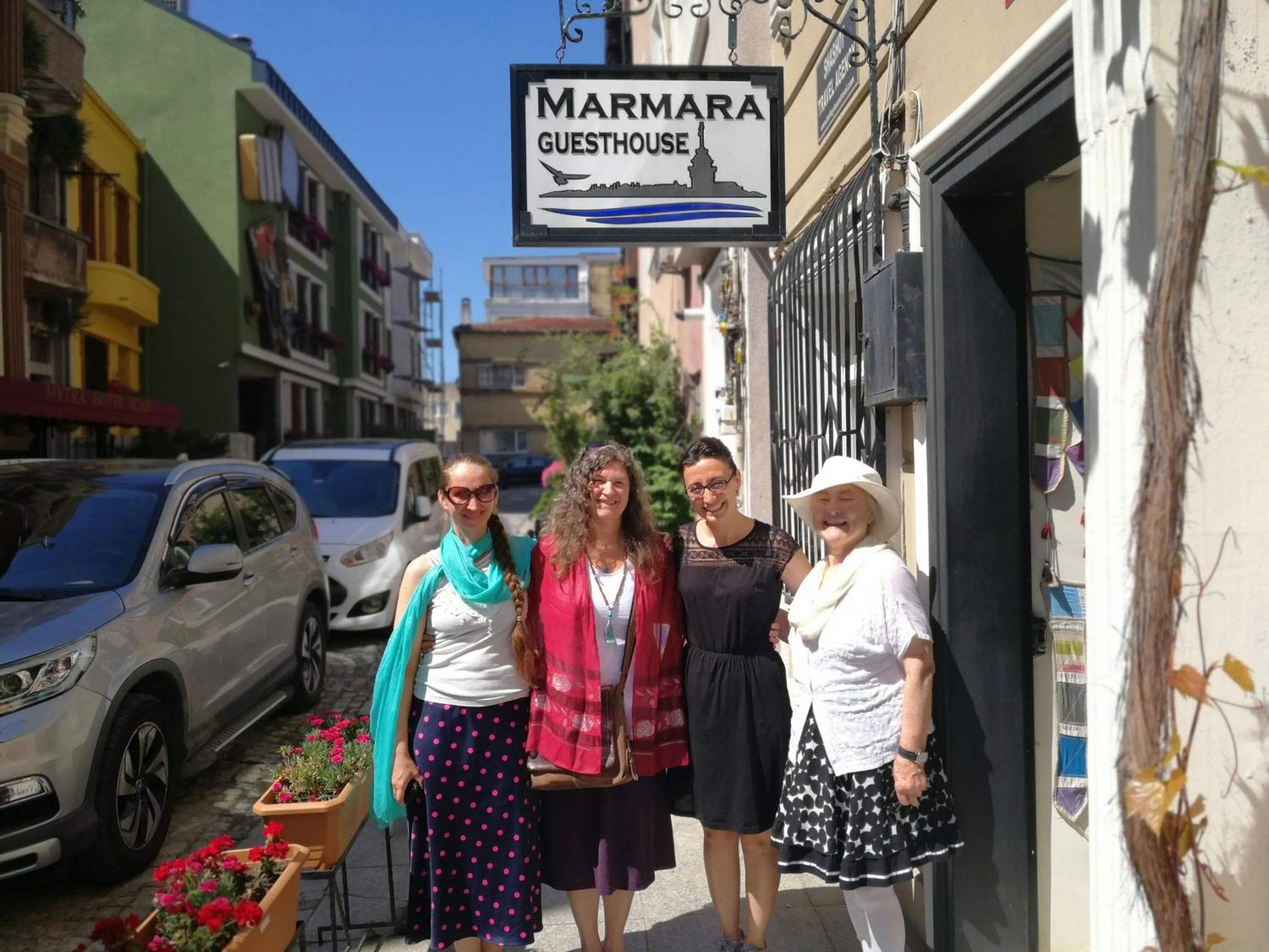 group of guests in Marmara Guesthouse