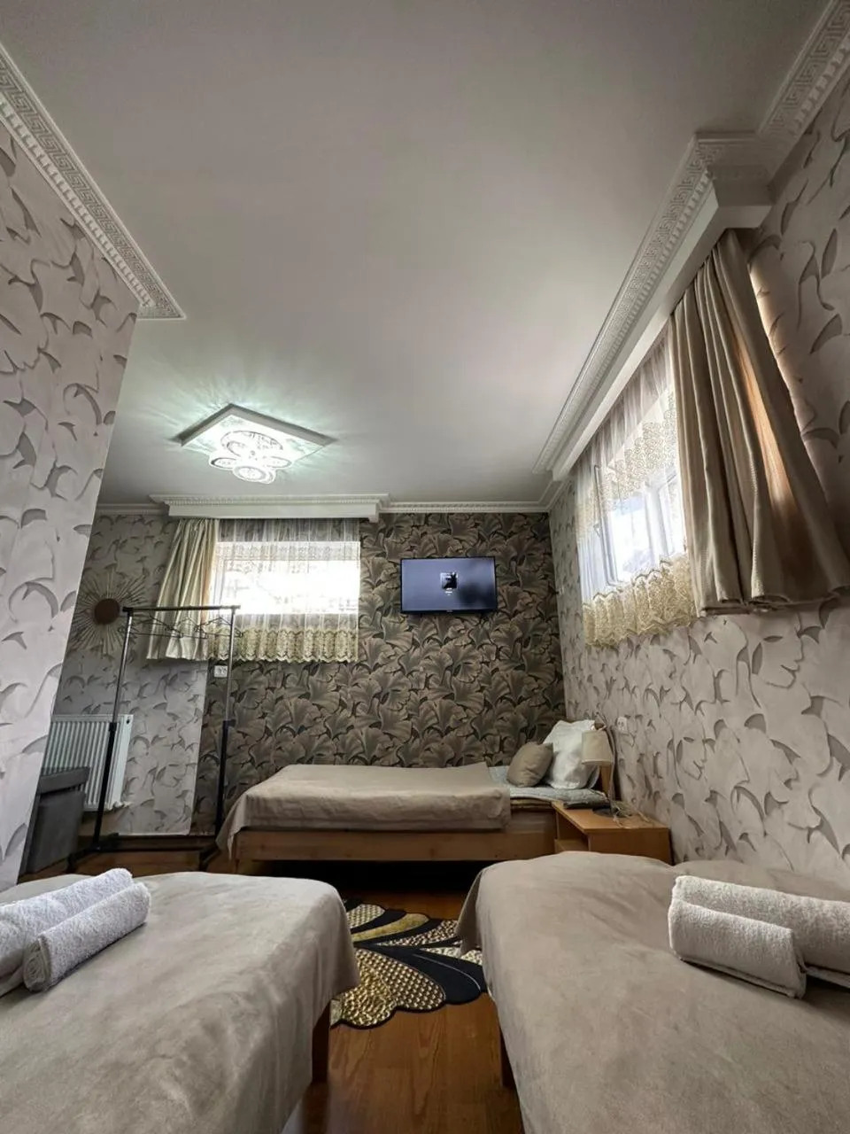 Bed in Guest House Elguja Qushashvili